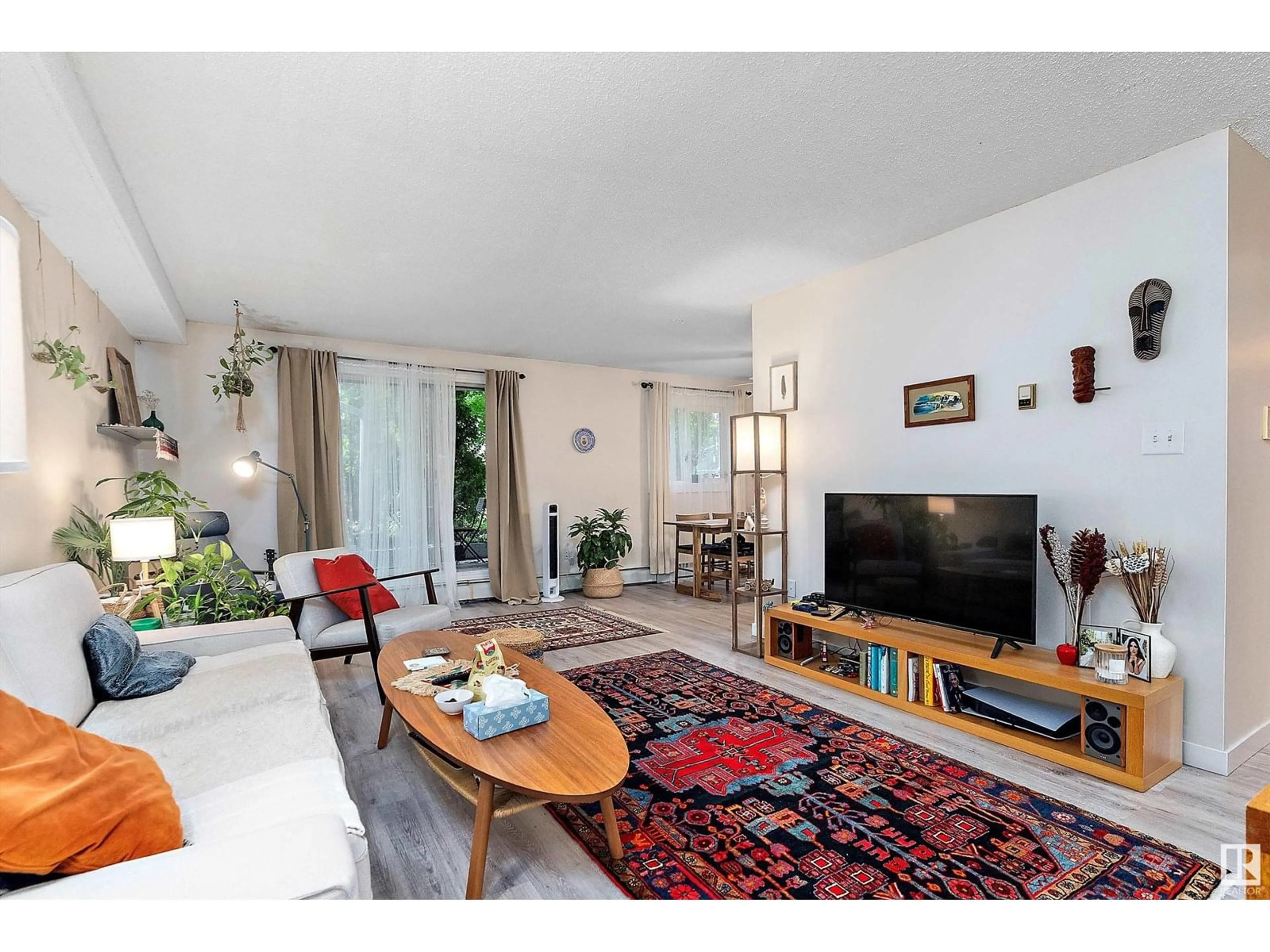 Living room with furniture, unknown for #101 - 10732 86 AV, Edmonton Alberta T6E2M9