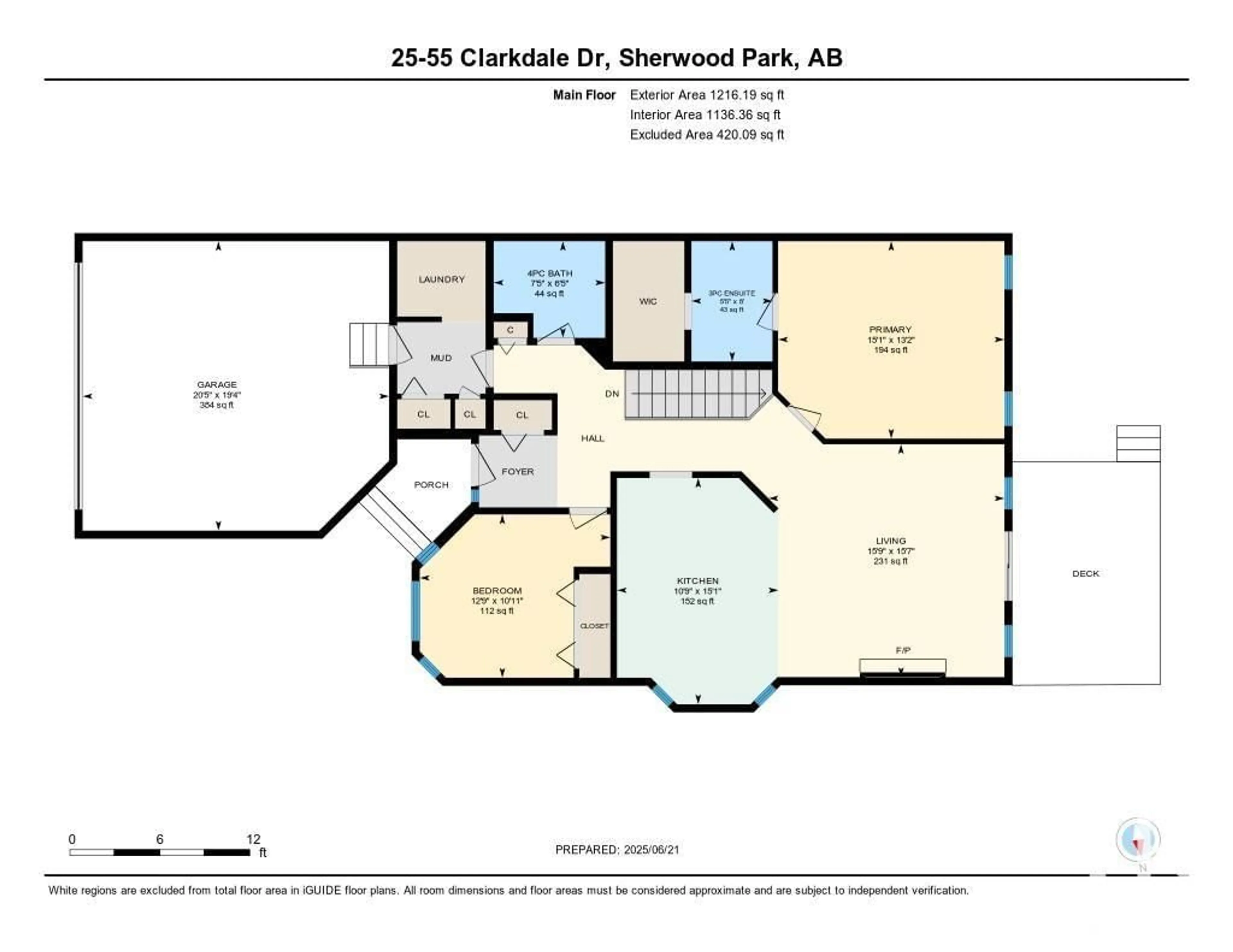 Floor plan for 25 CLARKDALE DR, Sherwood Park Alberta T8B2J1