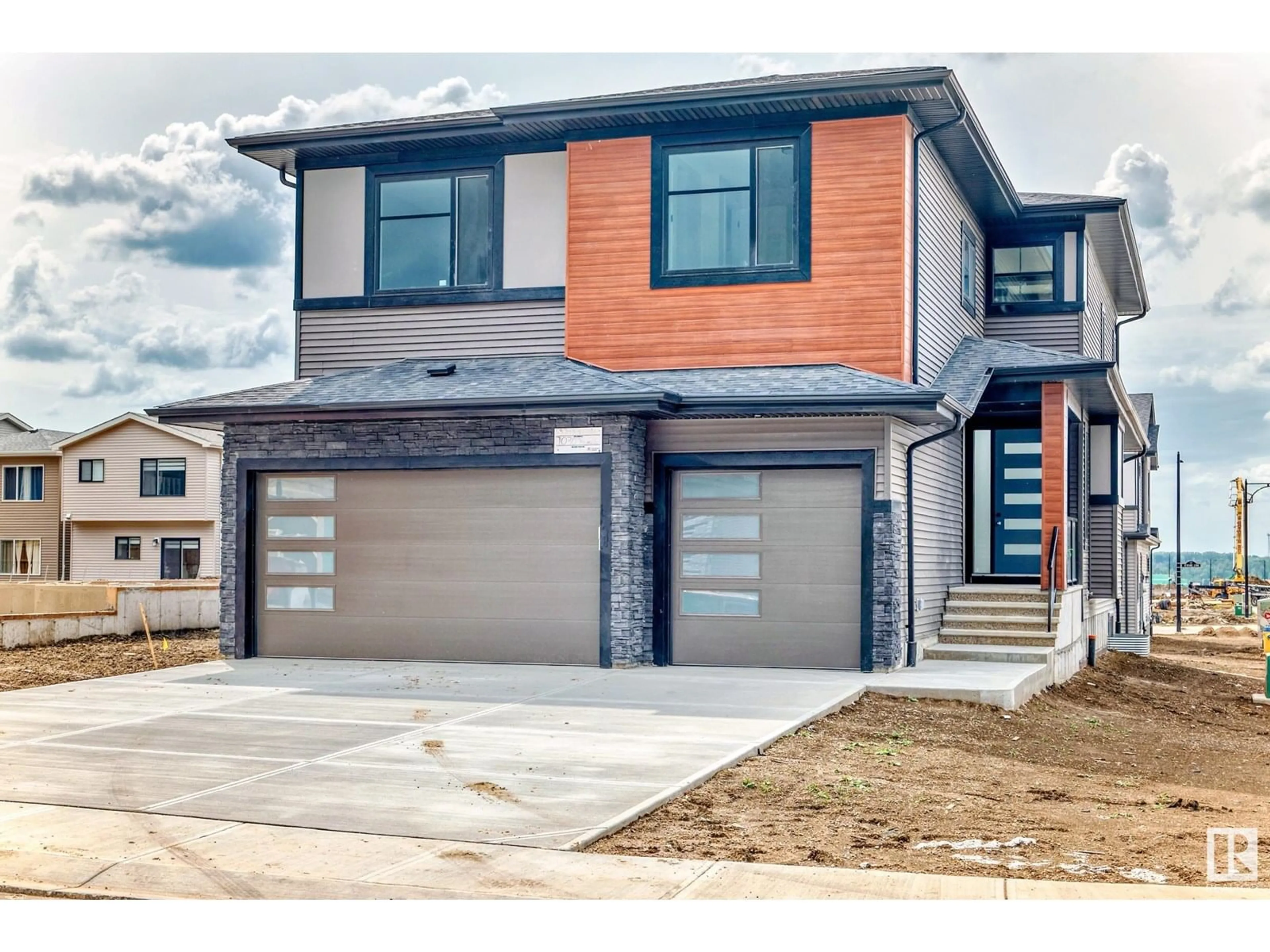 Home with brick exterior material, street for SW - 7030 KIVIAQ CR, Edmonton Alberta T6W5R3