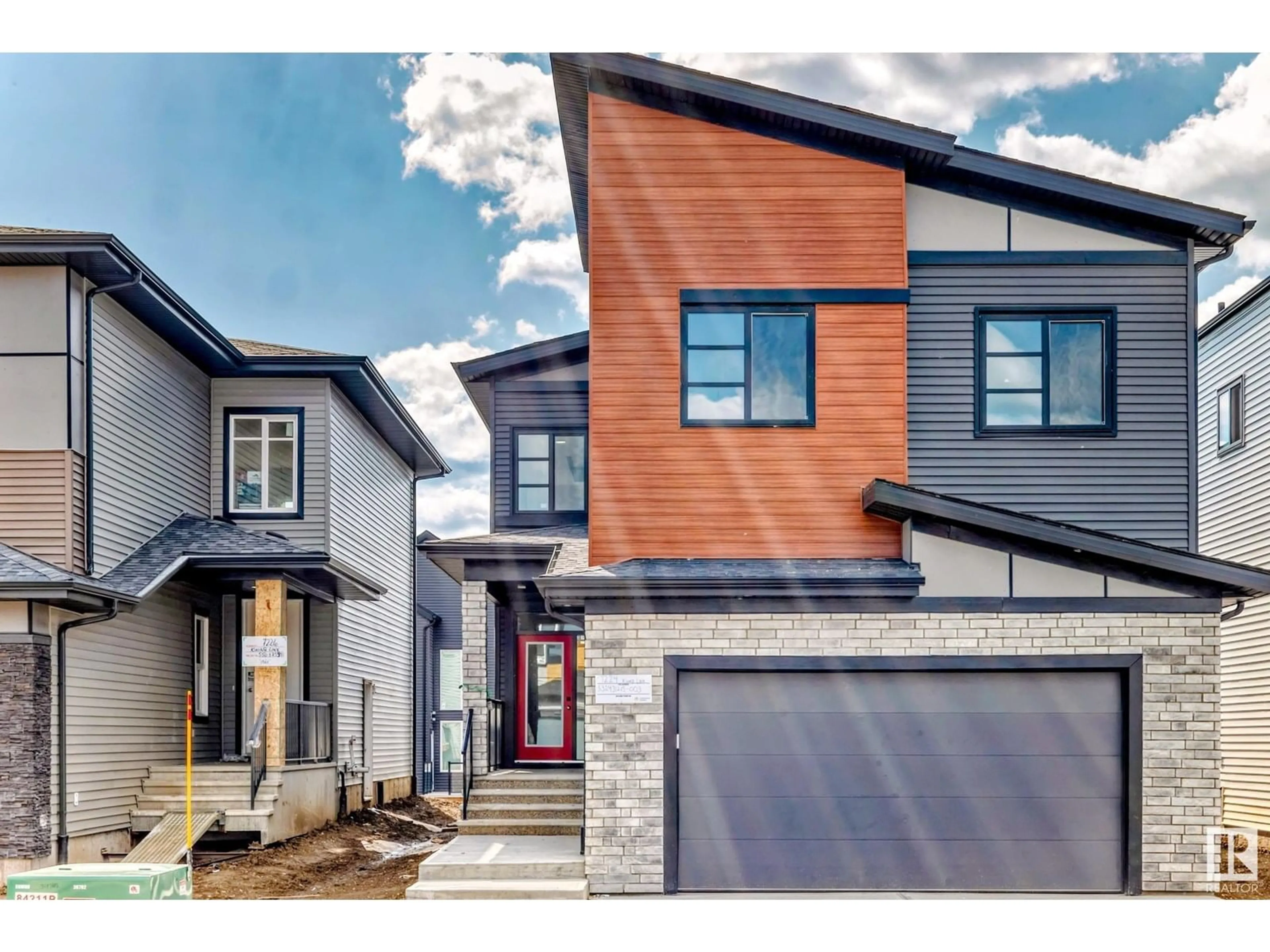 Home with brick exterior material, street for SW - 7224 KIVIAQ LI, Edmonton Alberta T6W5R3