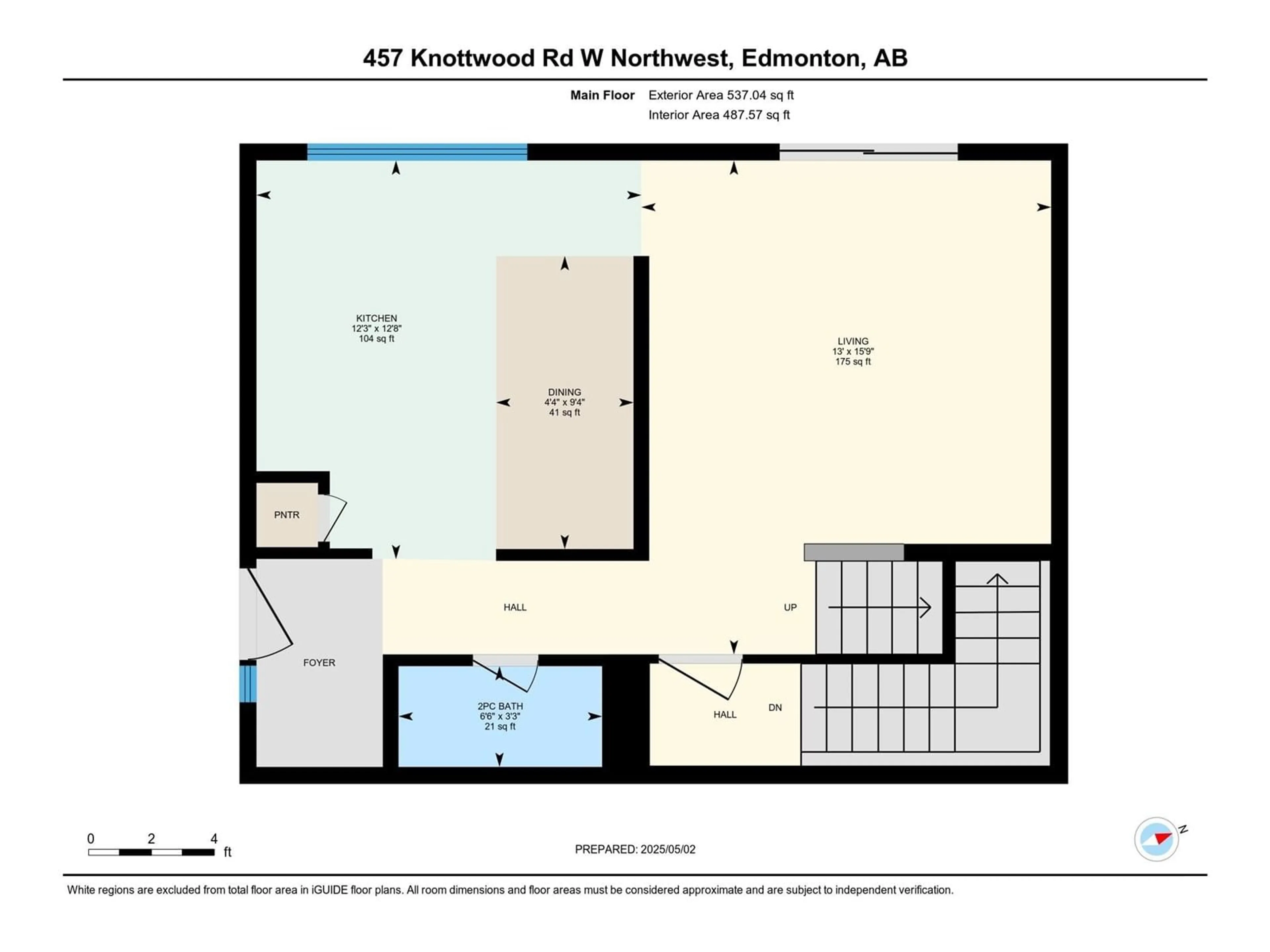 Floor plan for 457 KNOTTWOOD RD, Edmonton Alberta T6K2V6