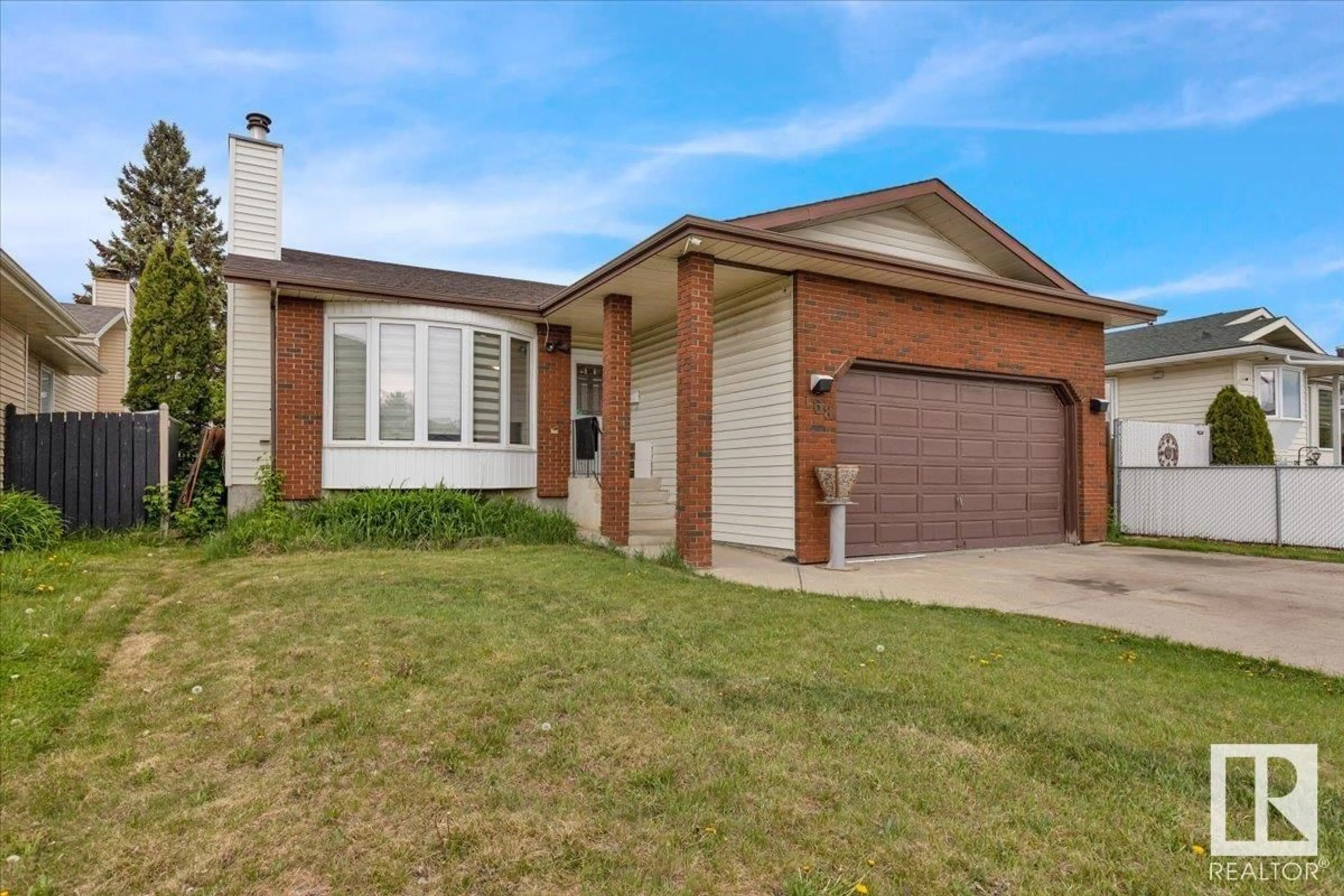 Home with brick exterior material, street for 168 WARWICK CR, Edmonton Alberta T5X5P6