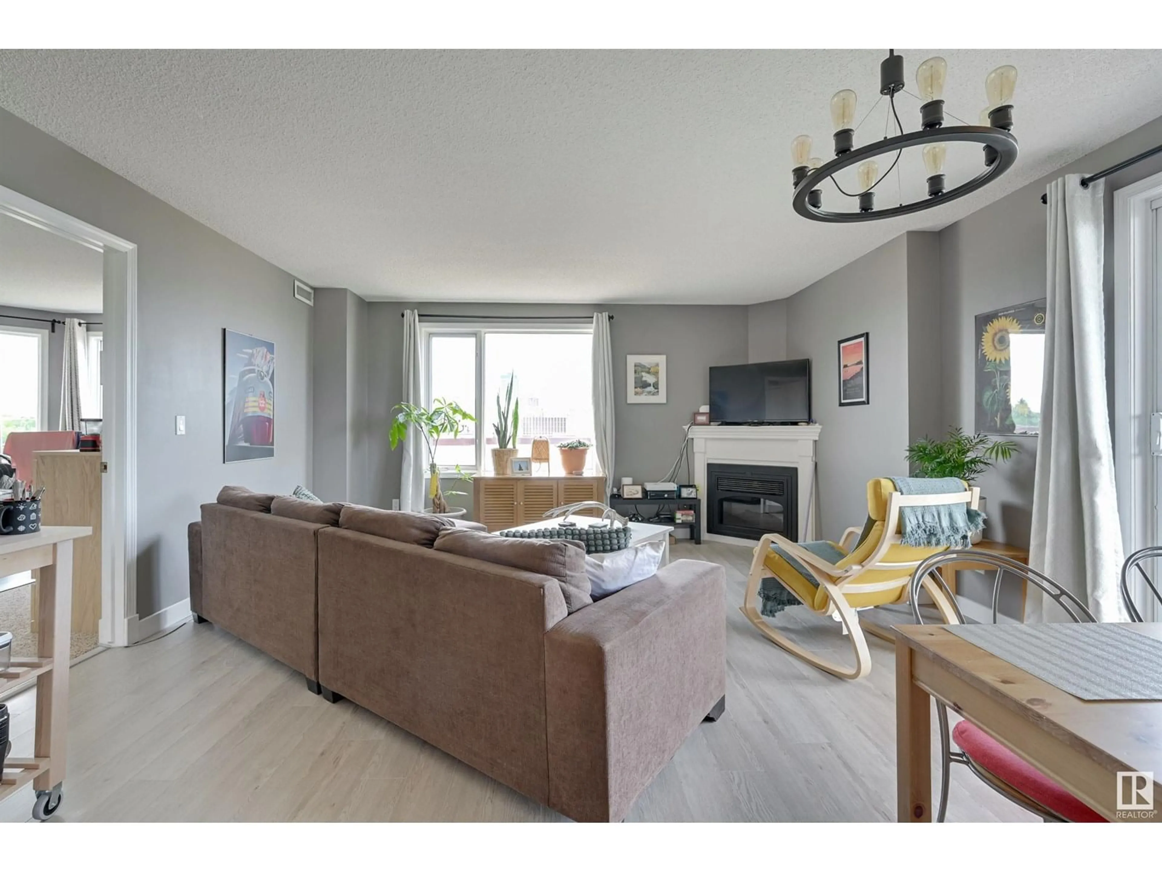 Living room with furniture, unknown for #502 - 10649 SASKATCHEWAN DR, Edmonton Alberta T6E6S8