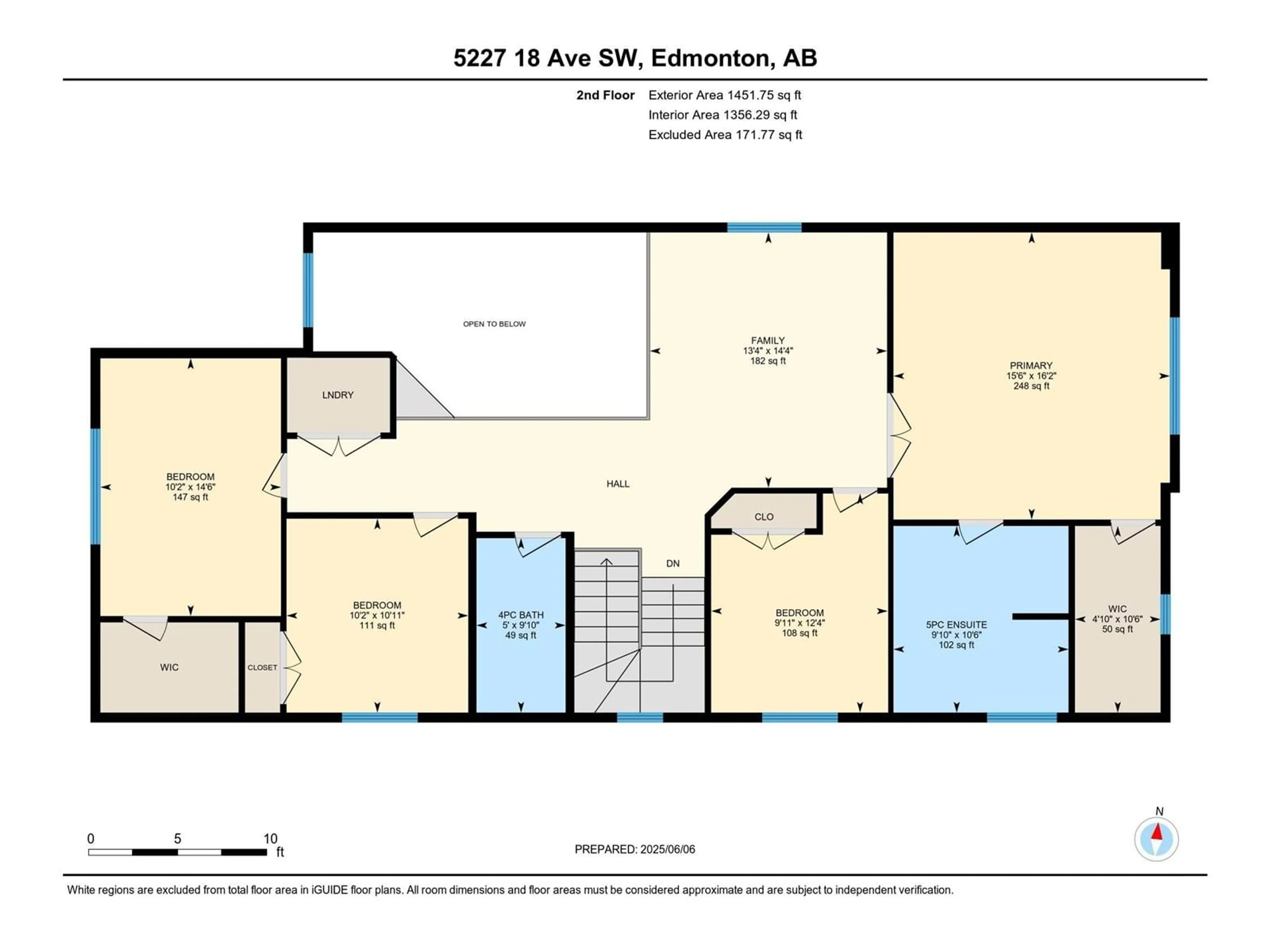 Floor plan for 5227 18 AV, Edmonton Alberta T6X1Y1