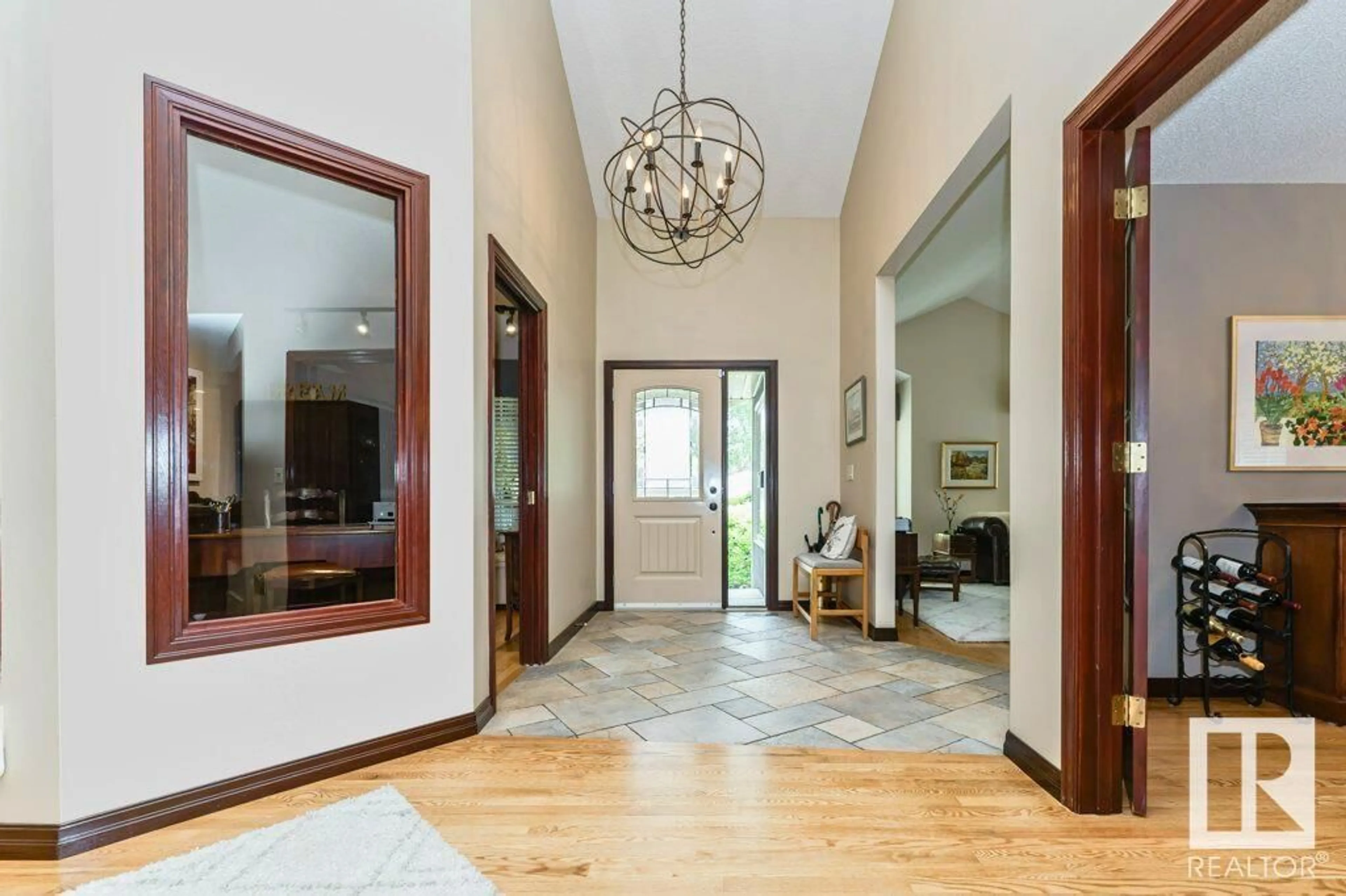 Indoor foyer for 216 OMAND DR, Edmonton Alberta T6R1L7