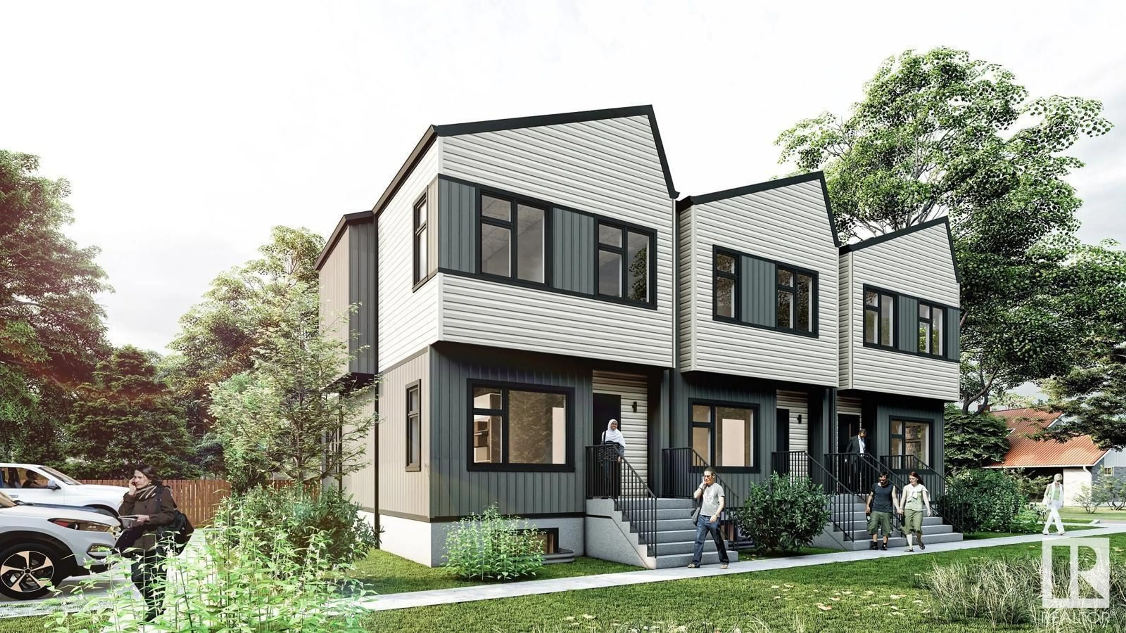 Home with brick exterior material, street for 12847 103 NW, Edmonton Alberta T5E4L9