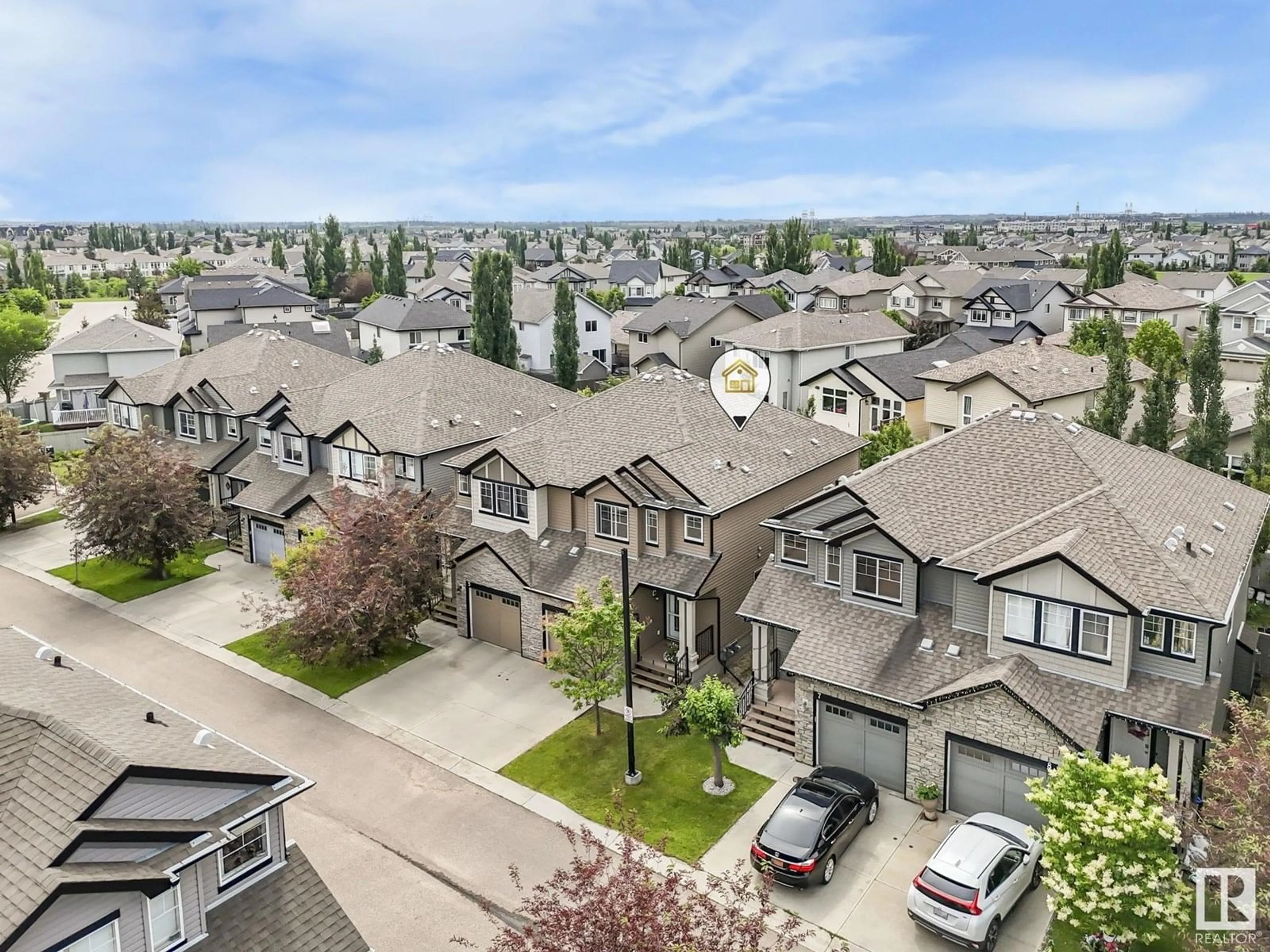 A pic from outside/outdoor area/front of a property/back of a property/a pic from drone, unknown for #6 - 6835 SPEAKER VISTA VS, Edmonton Alberta T6R0S6