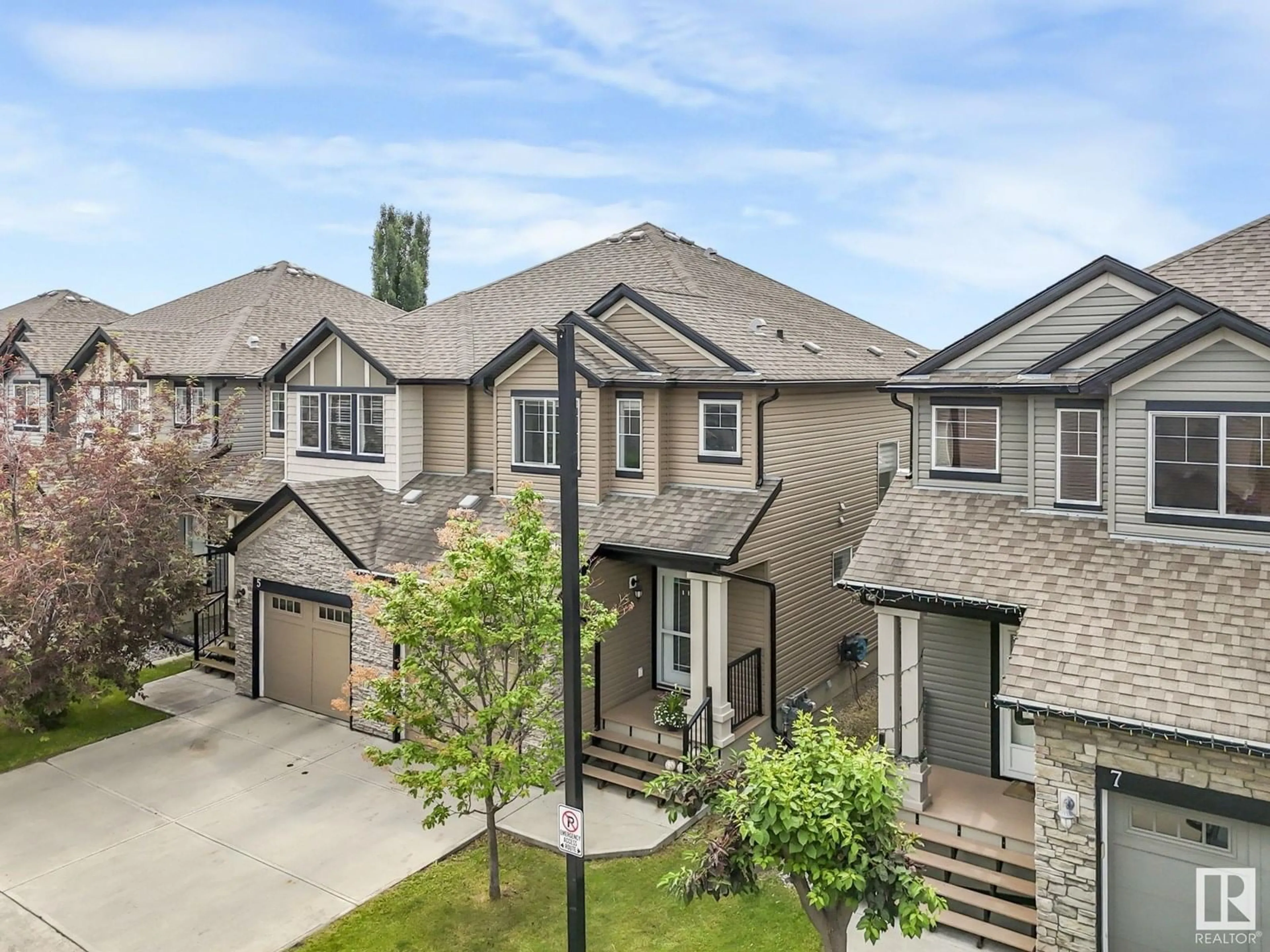 A pic from outside/outdoor area/front of a property/back of a property/a pic from drone, street for #6 - 6835 SPEAKER VISTA VS, Edmonton Alberta T6R0S6