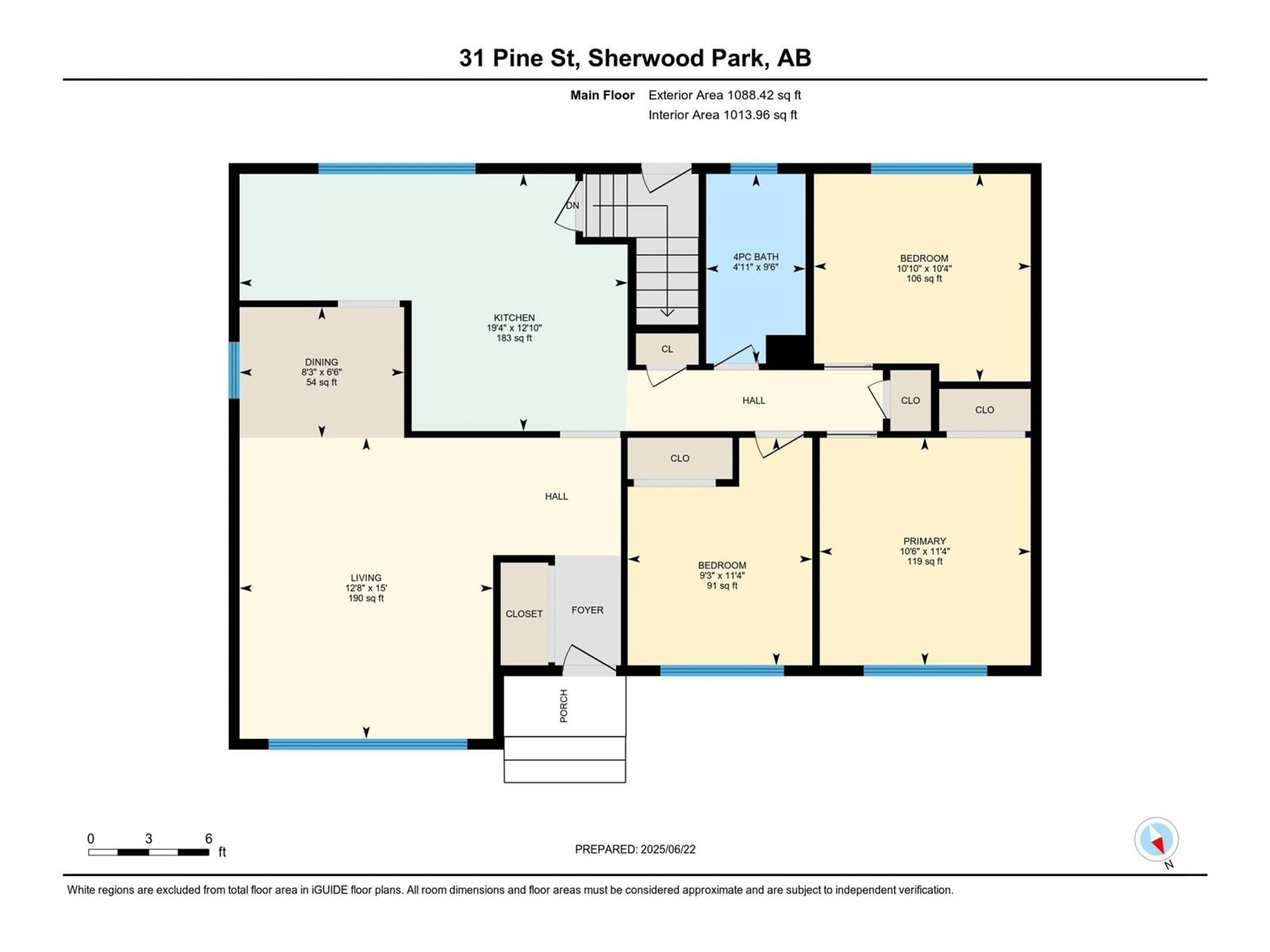 Floor plan for 31 PINE ST, Sherwood Park Alberta T8A1G4