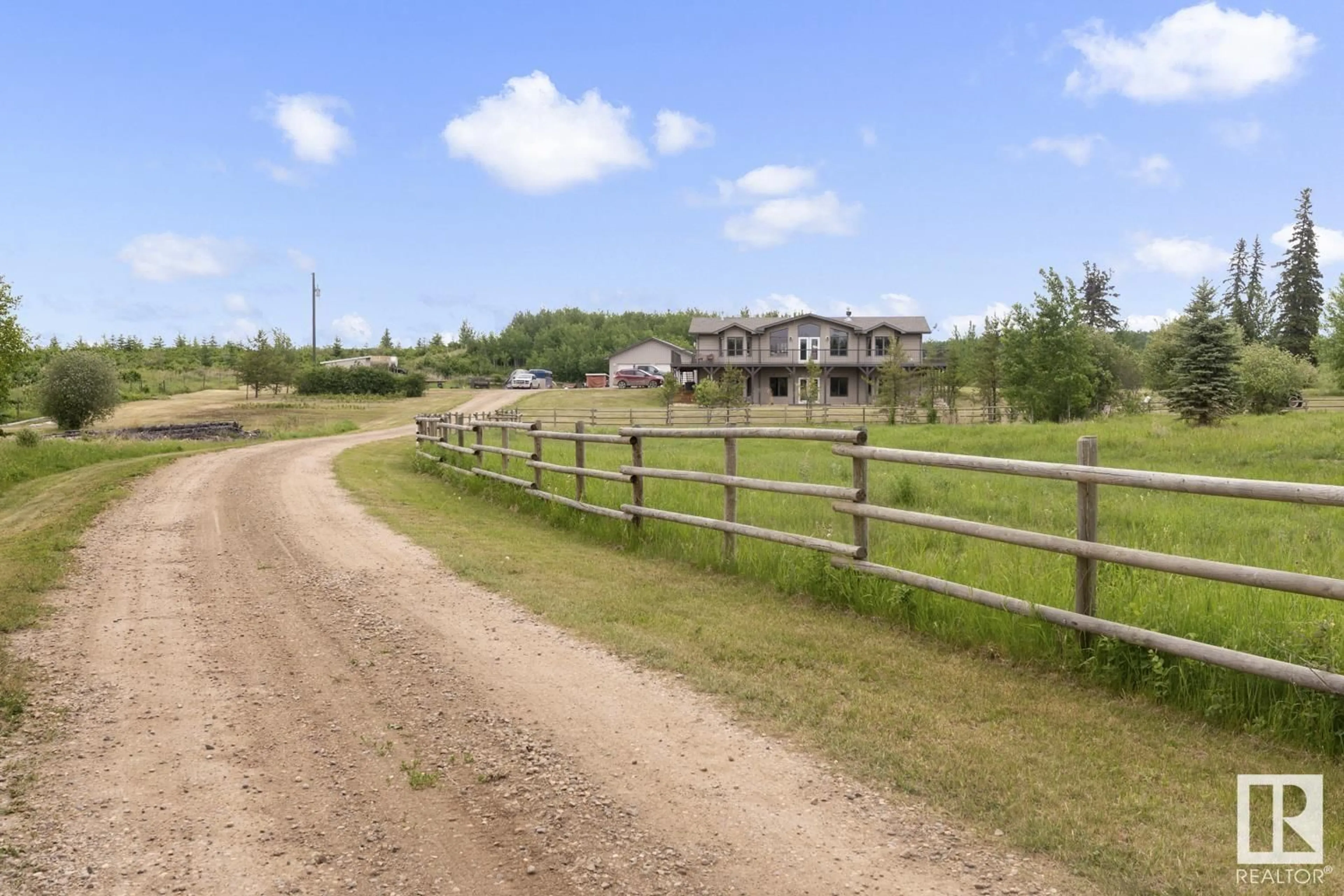 A pic from outside/outdoor area/front of a property/back of a property/a pic from drone, street for 45220 TOWNSHIP ROAD 631, Rural Bonnyville M.D. Alberta T9M1P3
