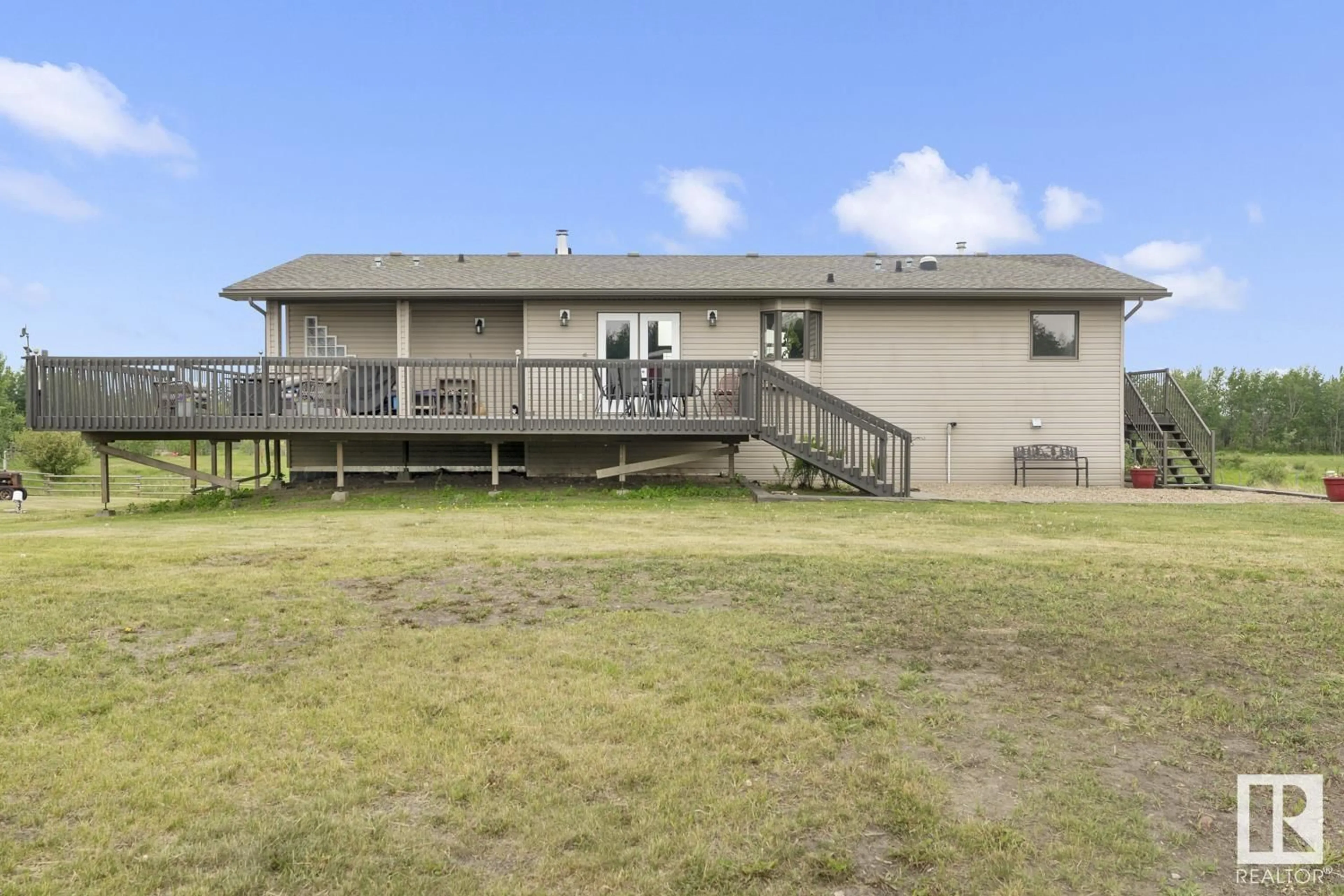 A pic from outside/outdoor area/front of a property/back of a property/a pic from drone, water/lake/river/ocean view for 45220 TOWNSHIP ROAD 631, Rural Bonnyville M.D. Alberta T9M1P3