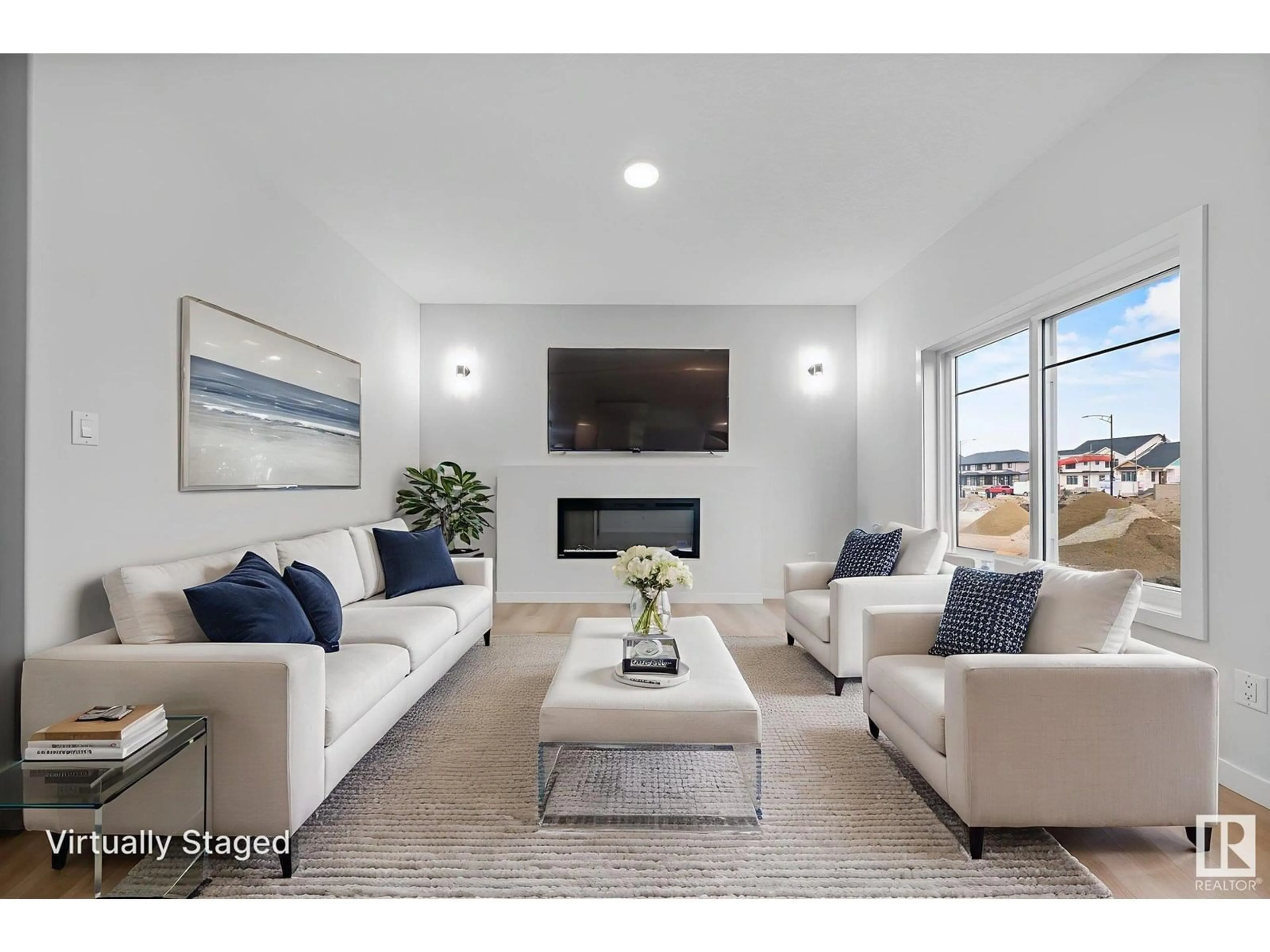 Living room with furniture, unknown for 6393 KING WD, Edmonton Alberta T6W5J3