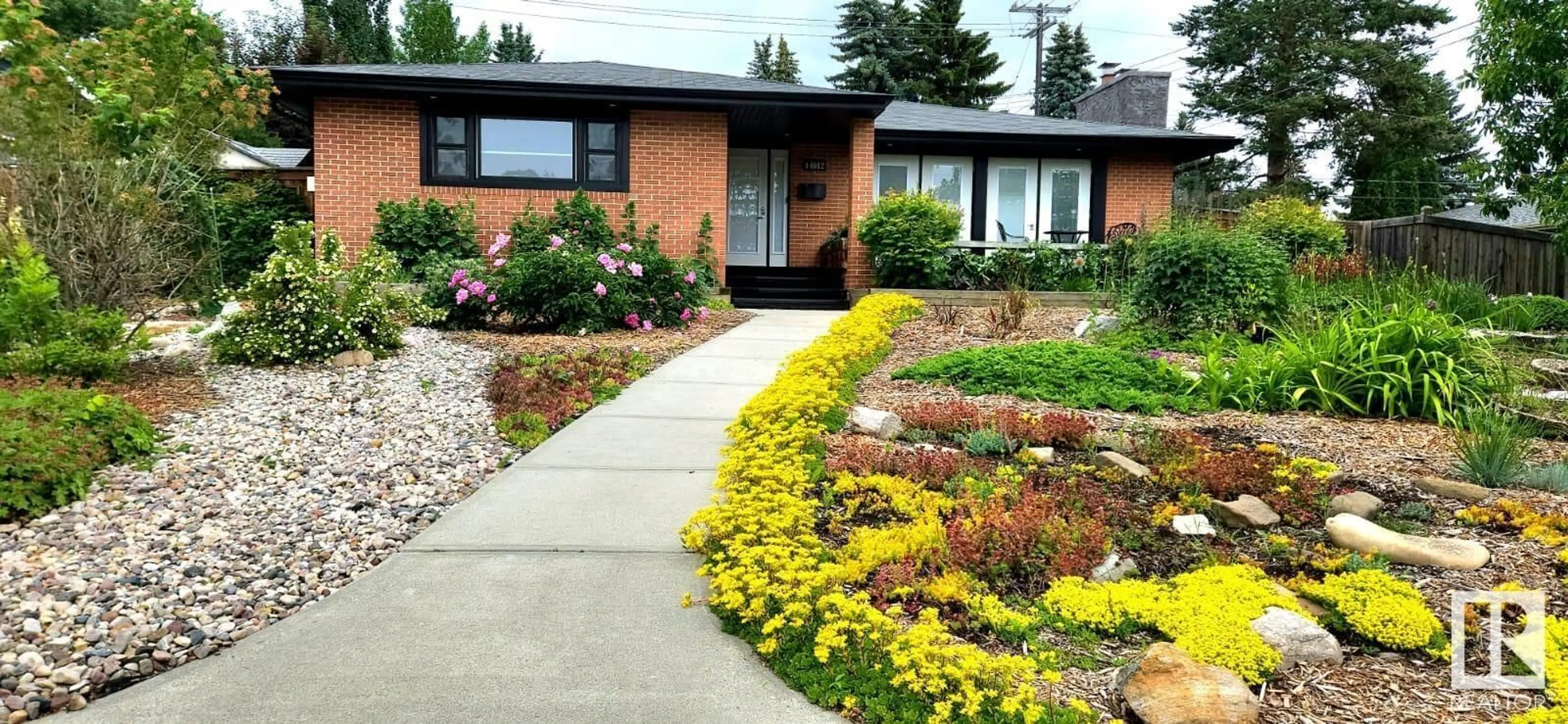 Home with brick exterior material, street for 14012 90A AV, Edmonton Alberta T5R4X5