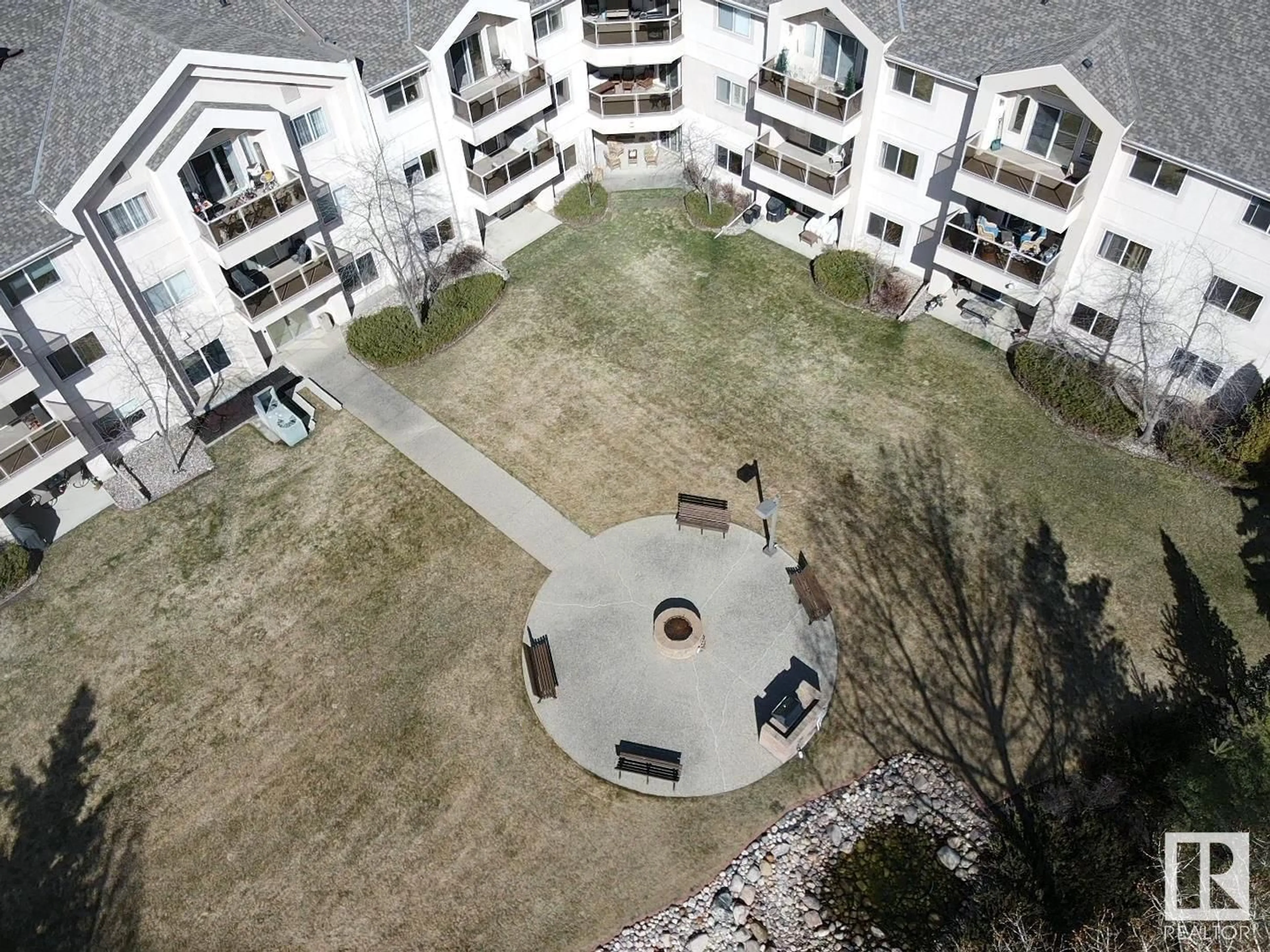 A pic from outside/outdoor area/front of a property/back of a property/a pic from drone, city buildings view from balcony for #204 - 6623 172 ST, Edmonton Alberta T5T6J2