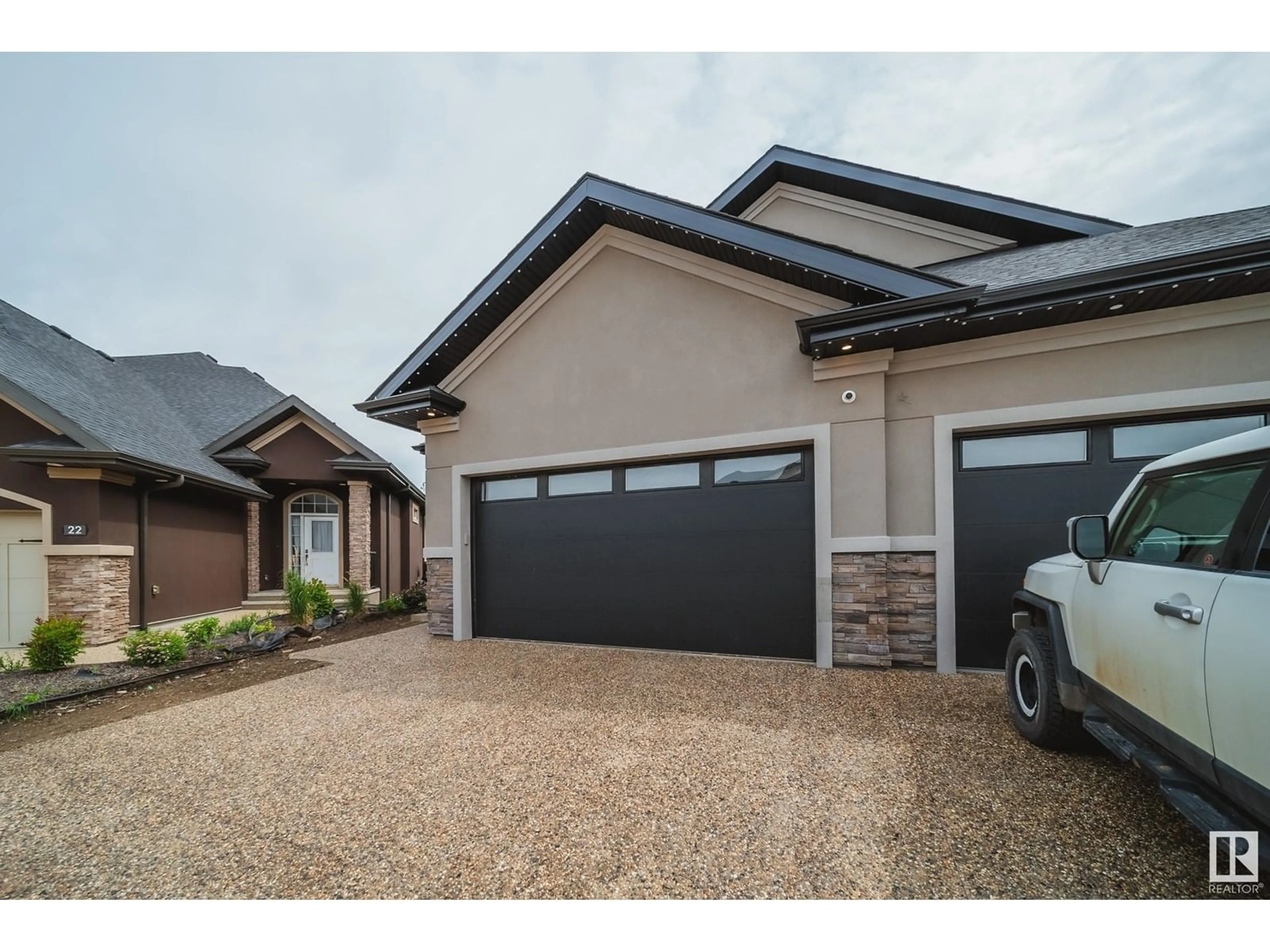 Home with brick exterior material, street for 21 - 20425 93 AV NW, Edmonton Alberta T5T7C7