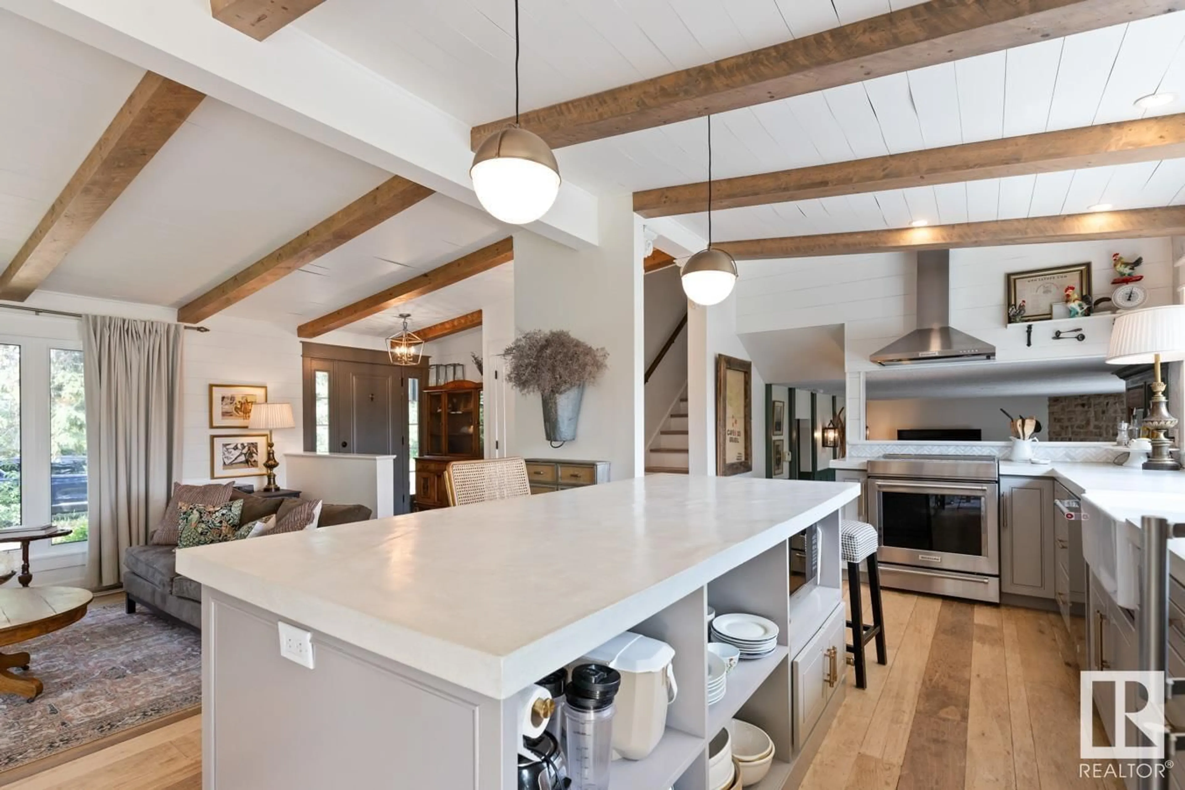 Open concept kitchen, unknown for 22560 - 523 WYE RD, Rural Strathcona County Alberta T8A4T6
