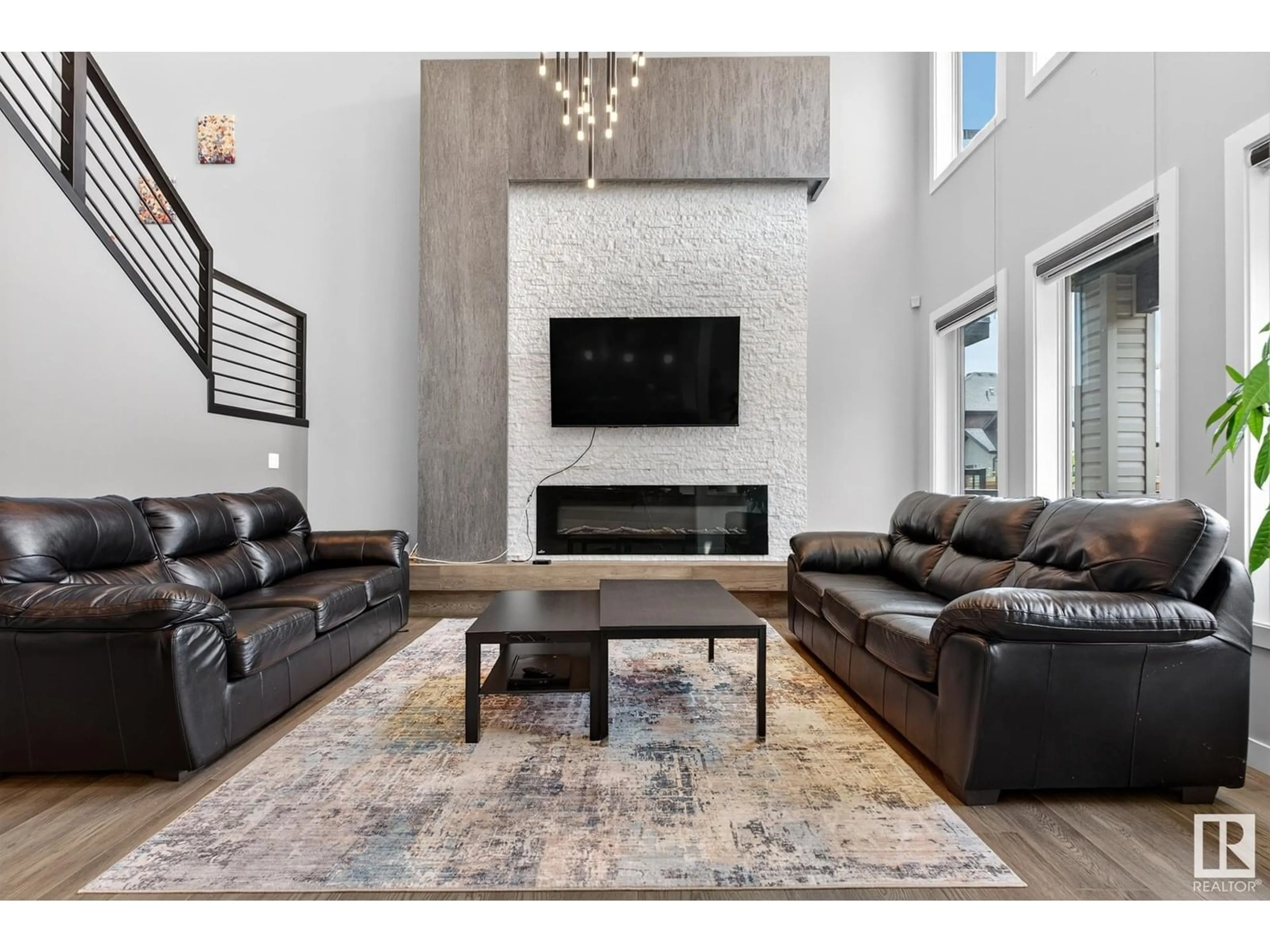 Living room with furniture, unknown for 1027 150 AV, Edmonton Alberta T5Y4C1