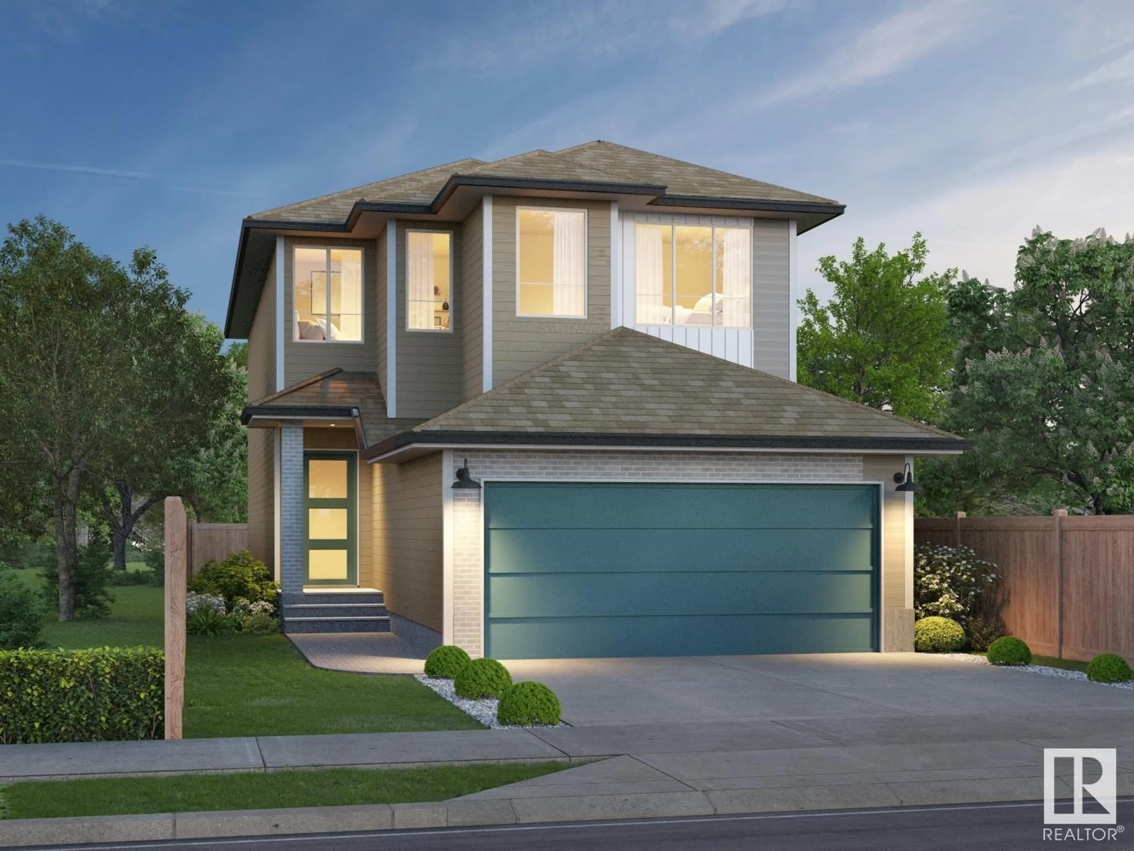 Home with vinyl exterior material, street for NW - 2237 194A ST, Edmonton Alberta T6M3B6