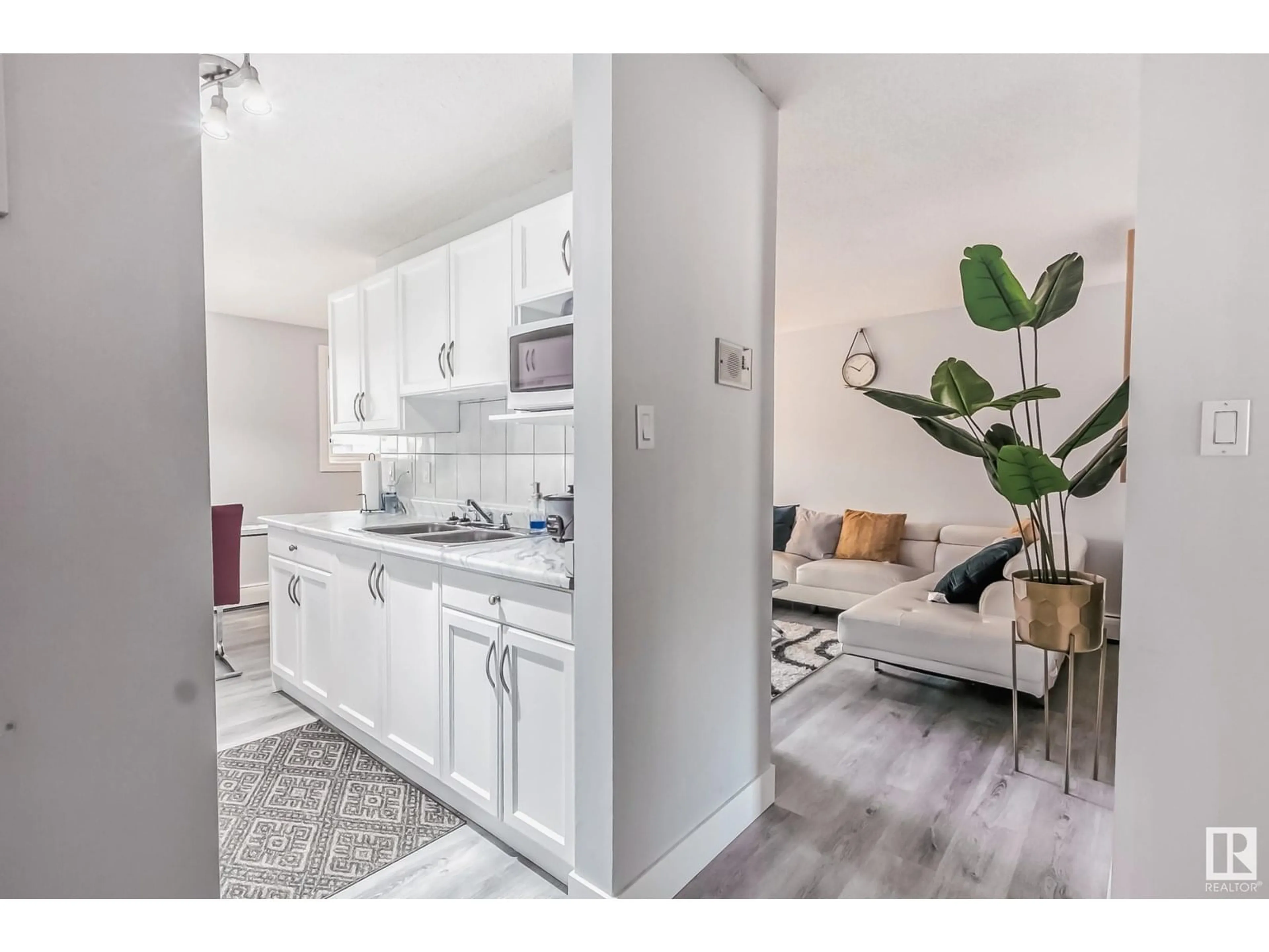 Open concept kitchen, unknown for #101 - 10149 83 AV, Edmonton Alberta T6E2C5