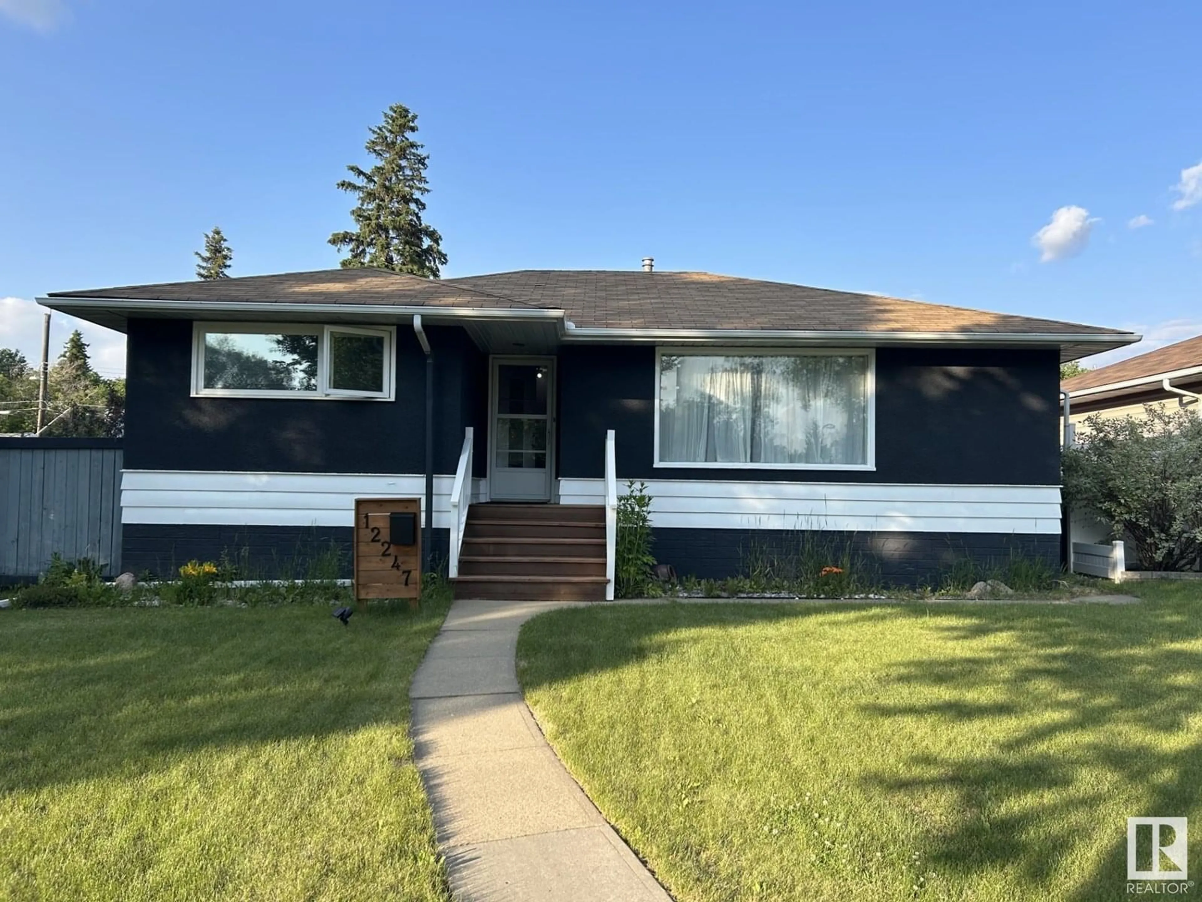 Home with vinyl exterior material, street for 12247 DOVERCOURT CR, Edmonton Alberta T5L4E4