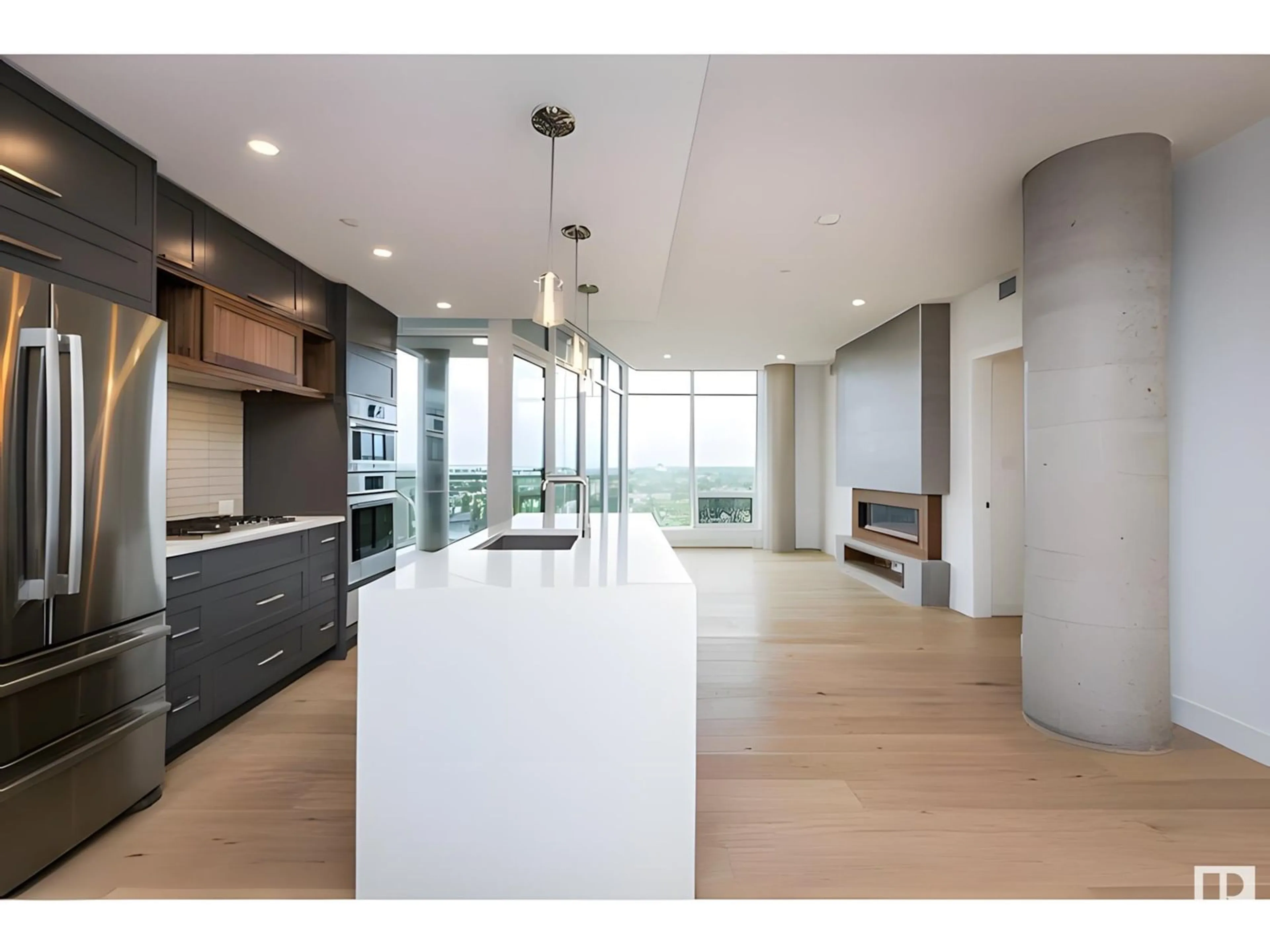 Open concept kitchen, unknown for 14105 - 903 BLOCK DR NW, Edmonton Alberta T5N1L5