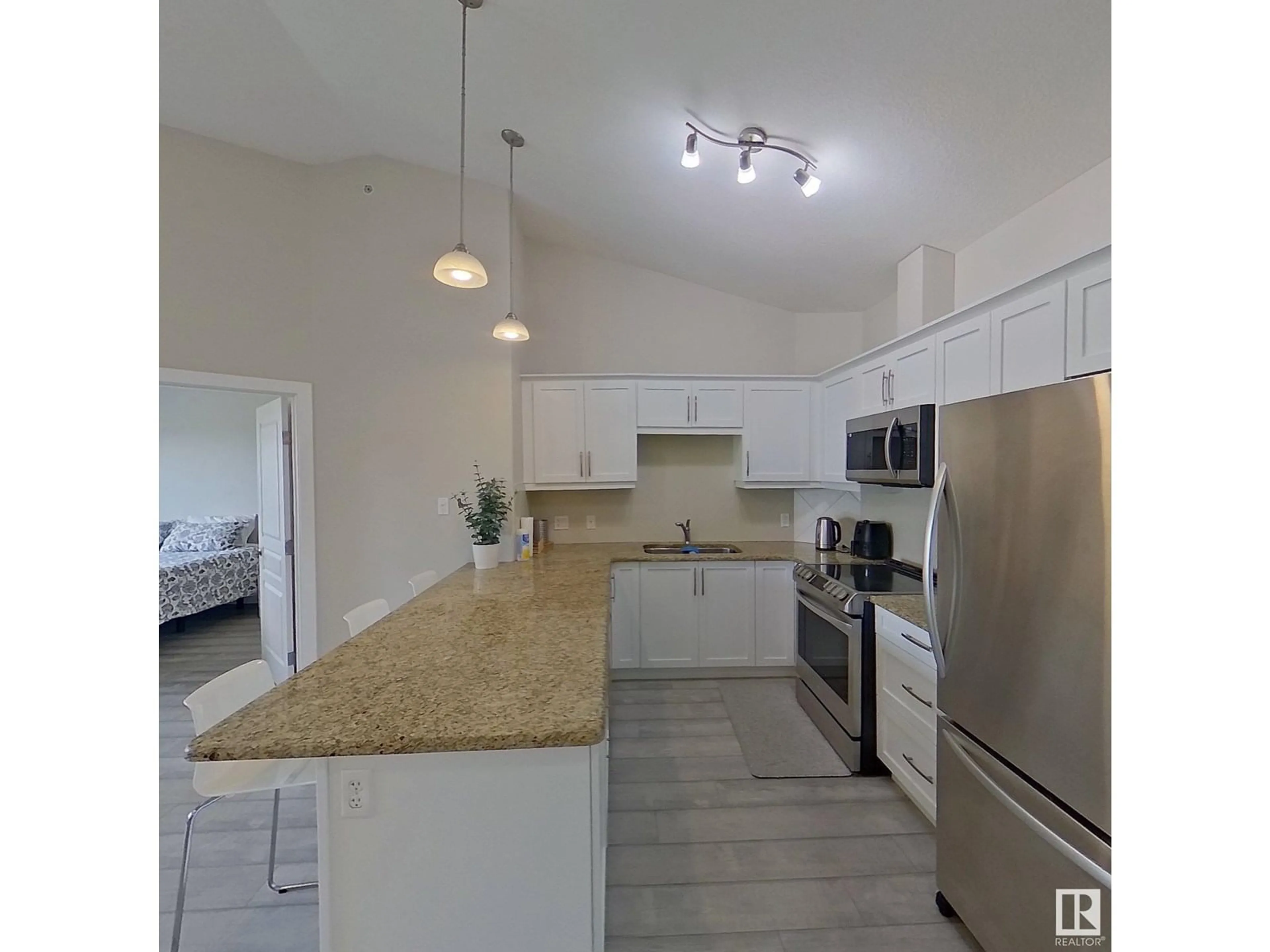 Open concept kitchen, unknown for 3305 - 7347 SOUTH TERWILLEGAR DR, Edmonton Alberta T6R0M3