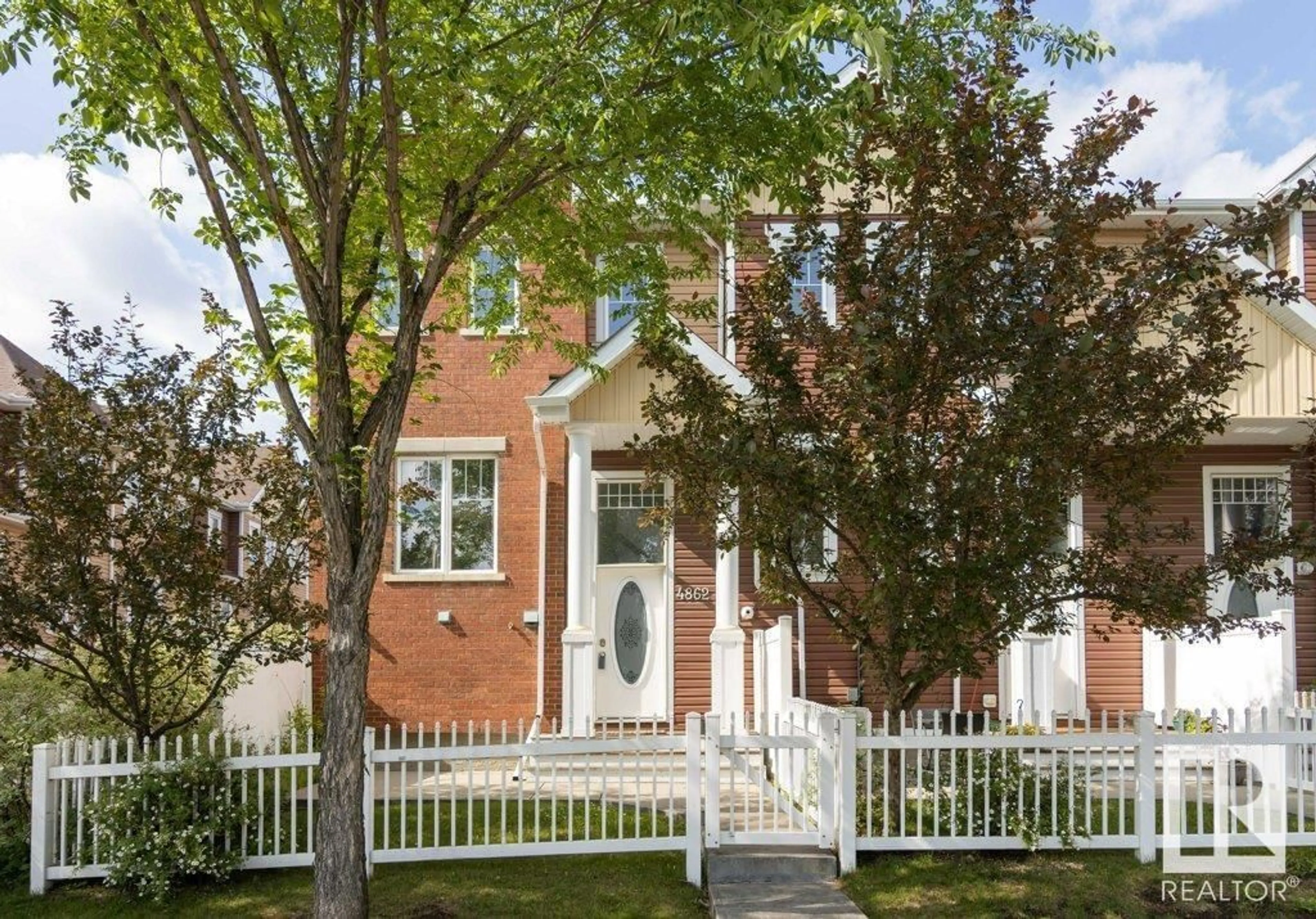 Home with brick exterior material, street for 4862 TERWILLEGAR CM, Edmonton Alberta T6R0S3