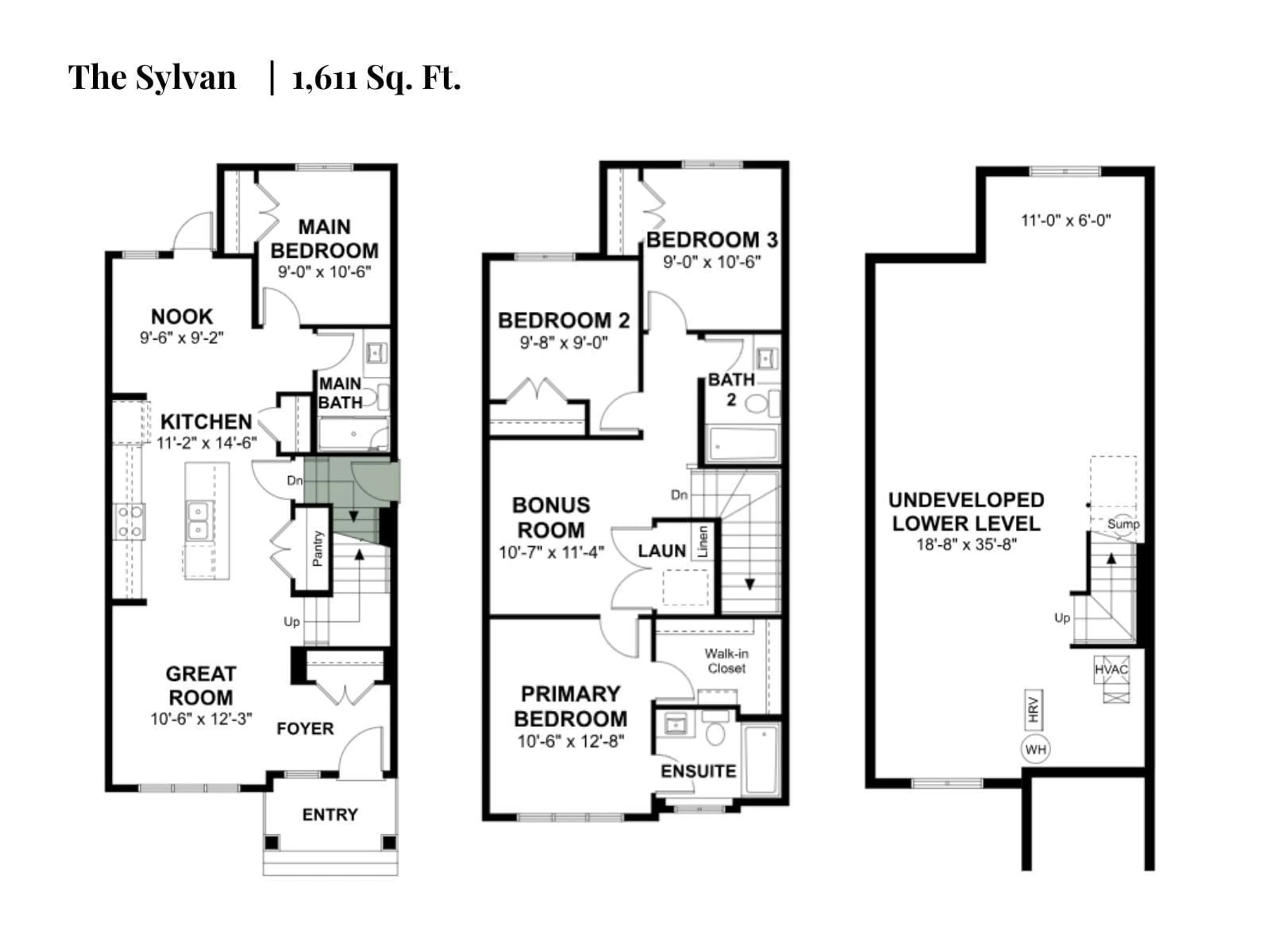 Floor plan for 20612 42 AV, Edmonton Alberta T6M3E3
