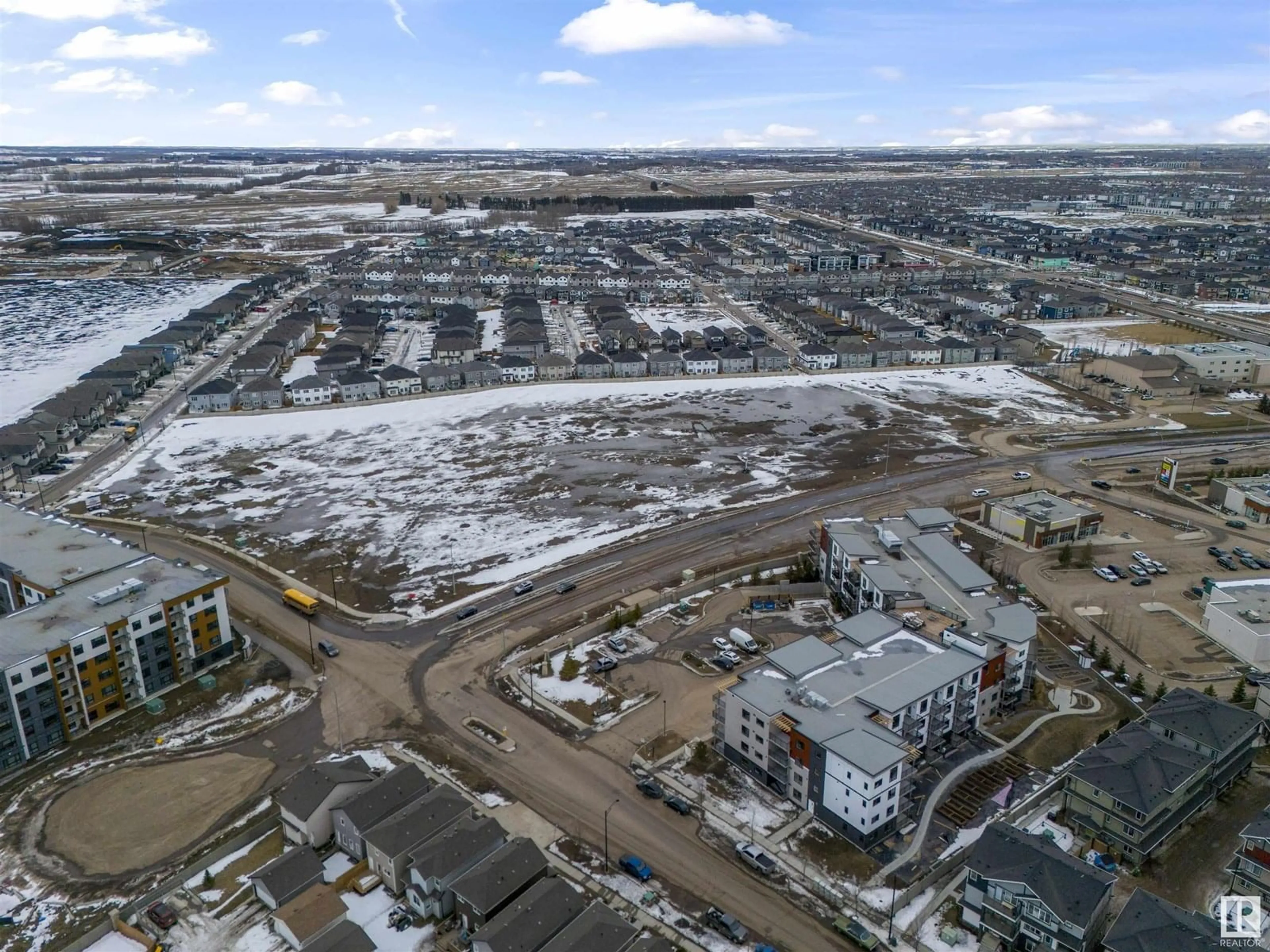 A pic from outside/outdoor area/front of a property/back of a property/a pic from drone, unknown for 310 - 1506 TAMARACK BV, Edmonton Alberta T6T2J5