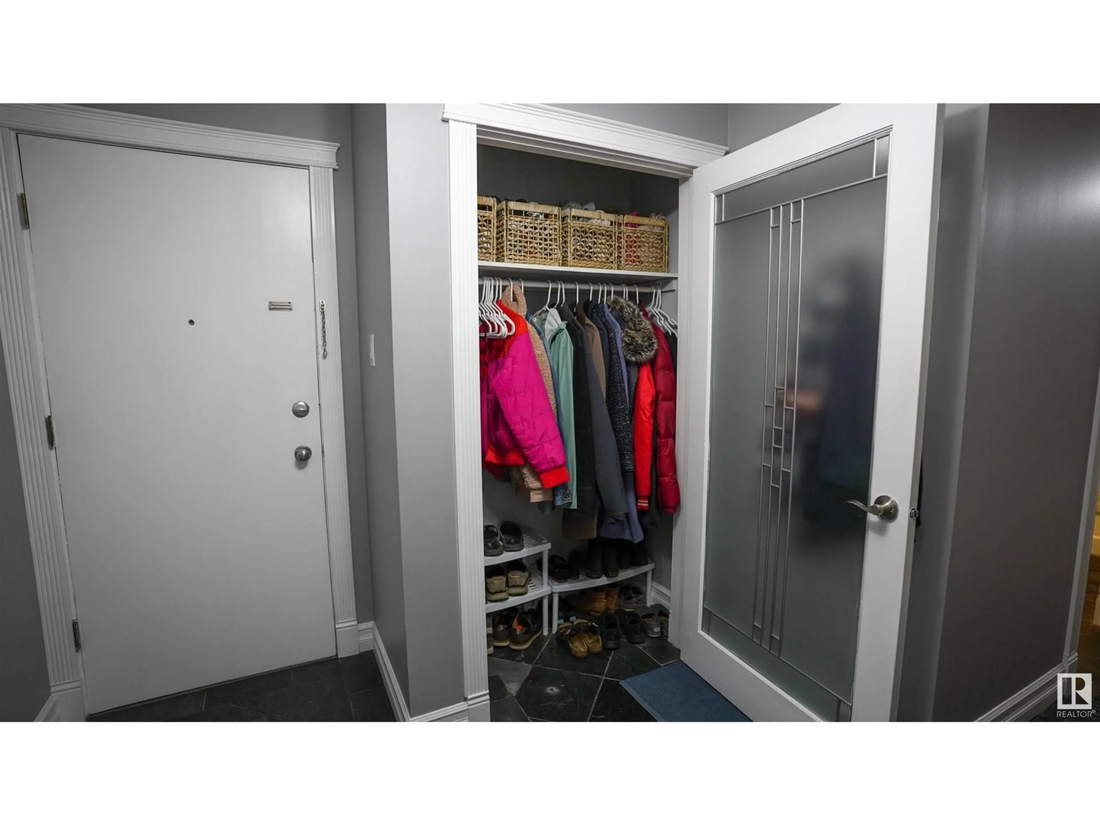Storage room or clothes room or walk-in closet for 404 - 10165 113 ST NW, Edmonton Alberta T5K1P1