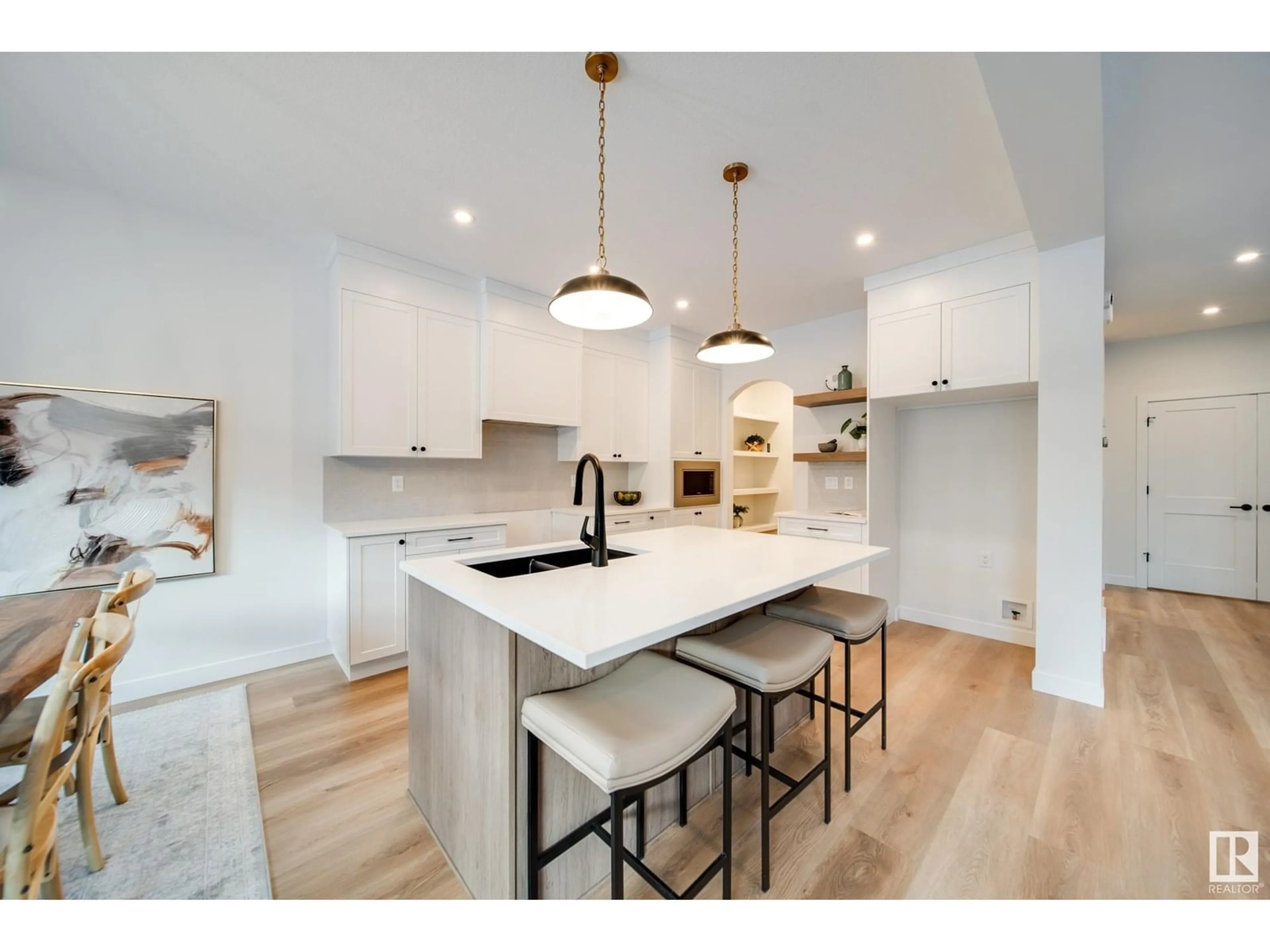 Open concept kitchen, unknown for 2 CLOUTIER CL, St. Albert Alberta T8T2C9