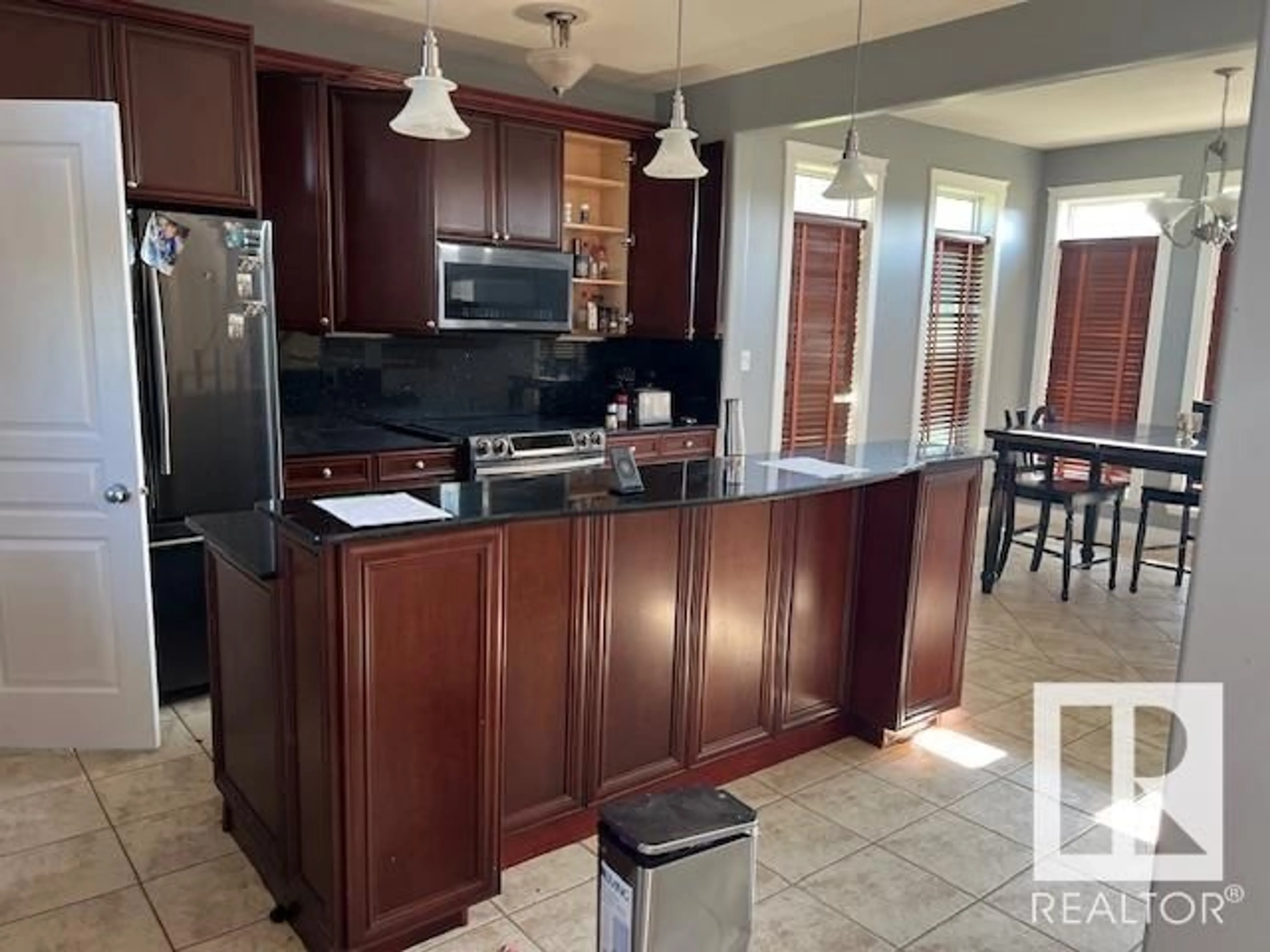 Open concept kitchen, ceramic/tile floor for 4 - 4 RANGE ROAD 175, Rural Yellowhead Alberta T7E3L7