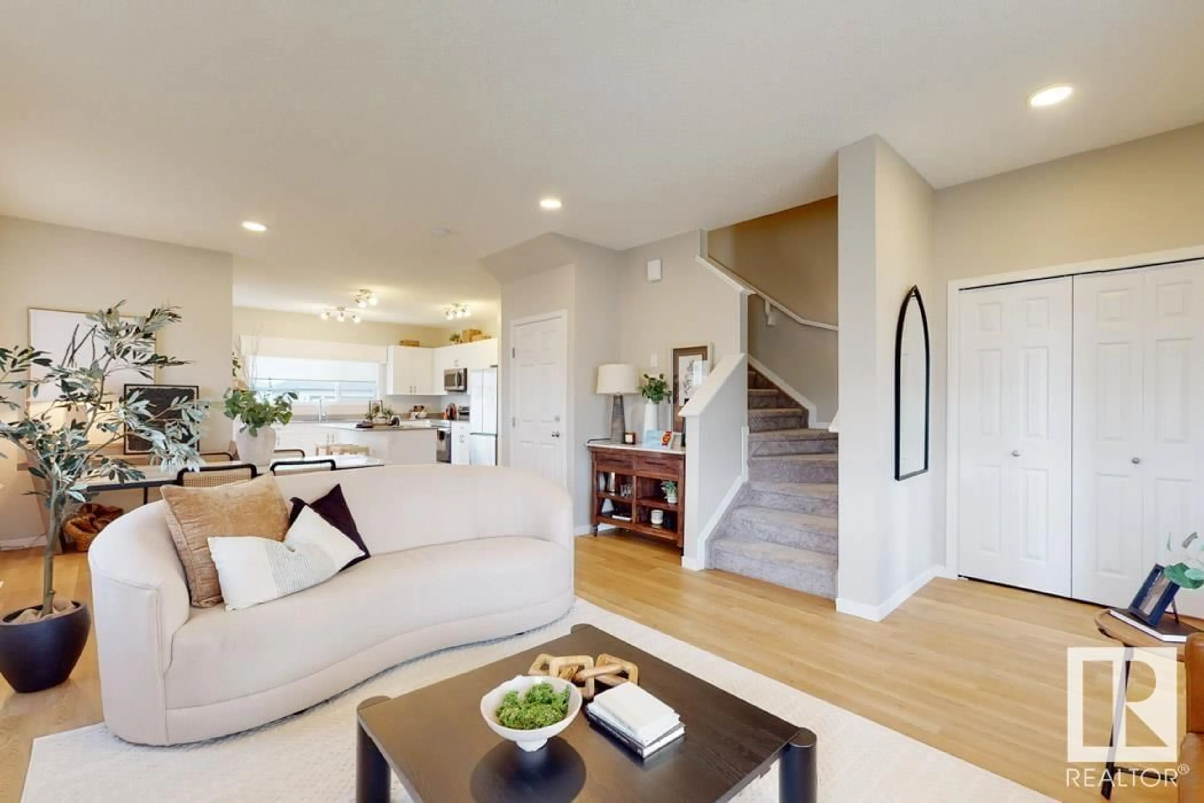 Living room with furniture, unknown for 20704 42 AV, Edmonton Alberta T6M0R8