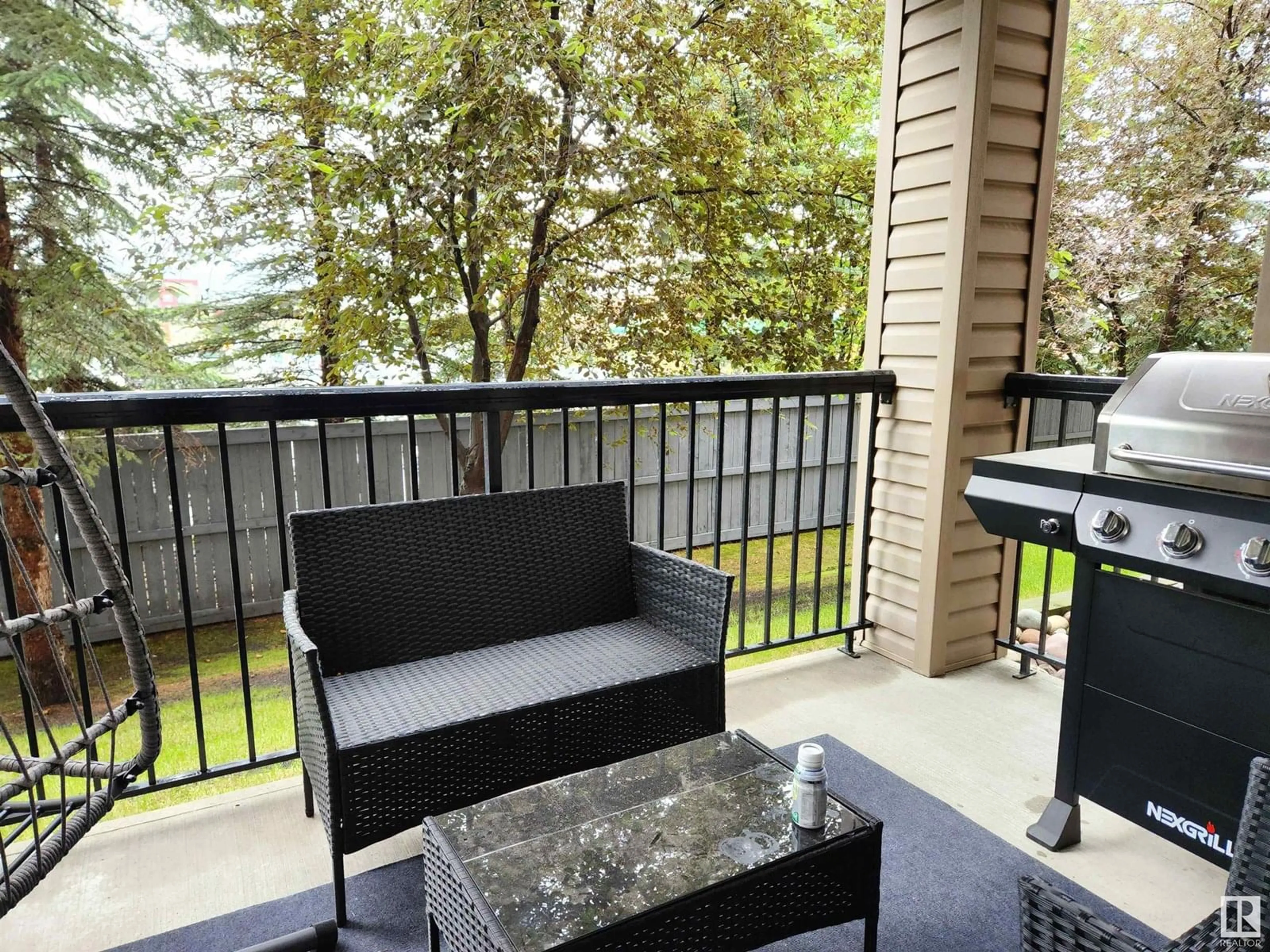 Patio, water/lake/river/ocean view for 2098 - 125 BLACKMUD CREEK DR, Edmonton Alberta T6W1T7