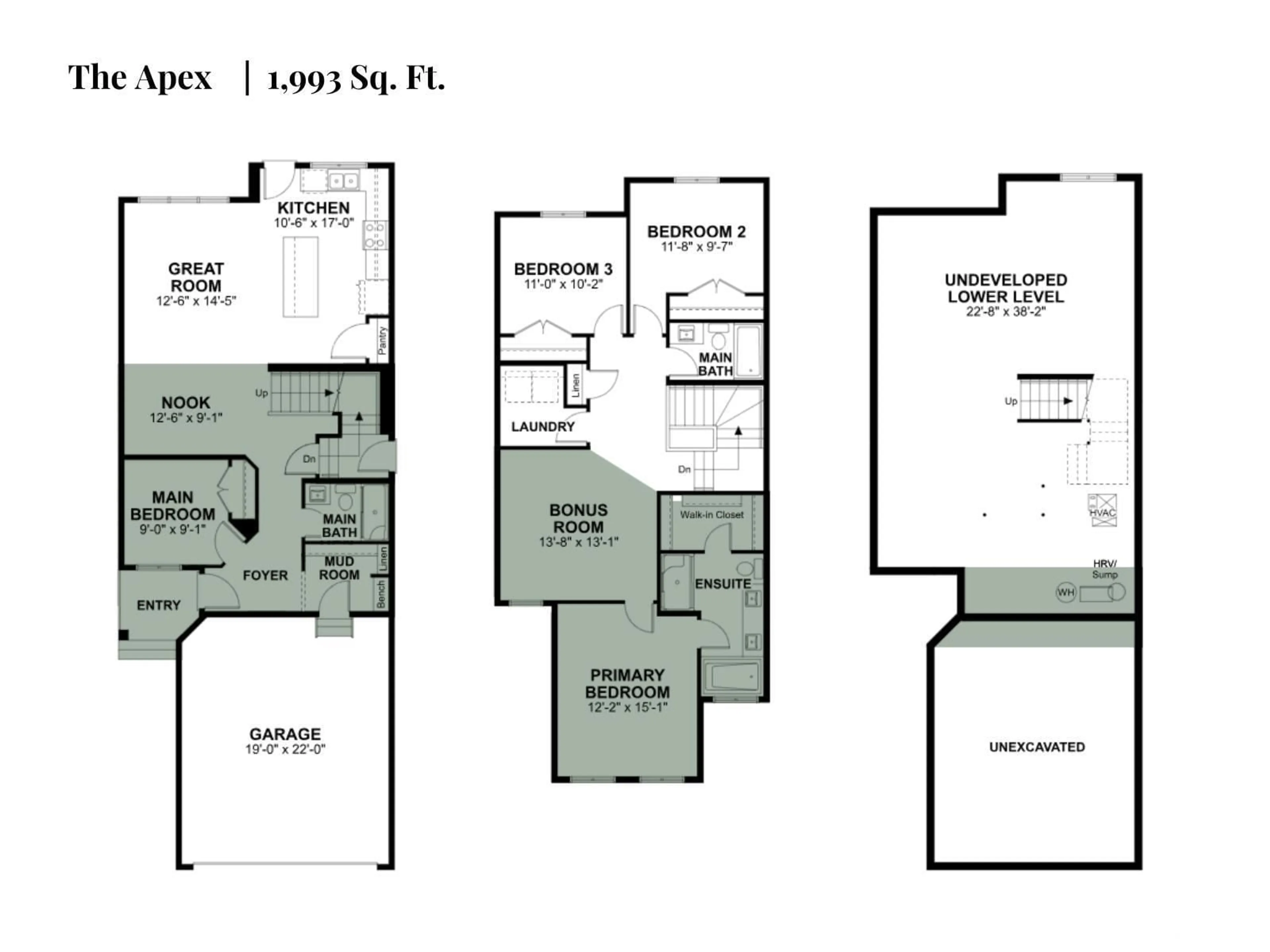 Floor plan for NW - 8615 181 AV, Edmonton Alberta T5Z0X2