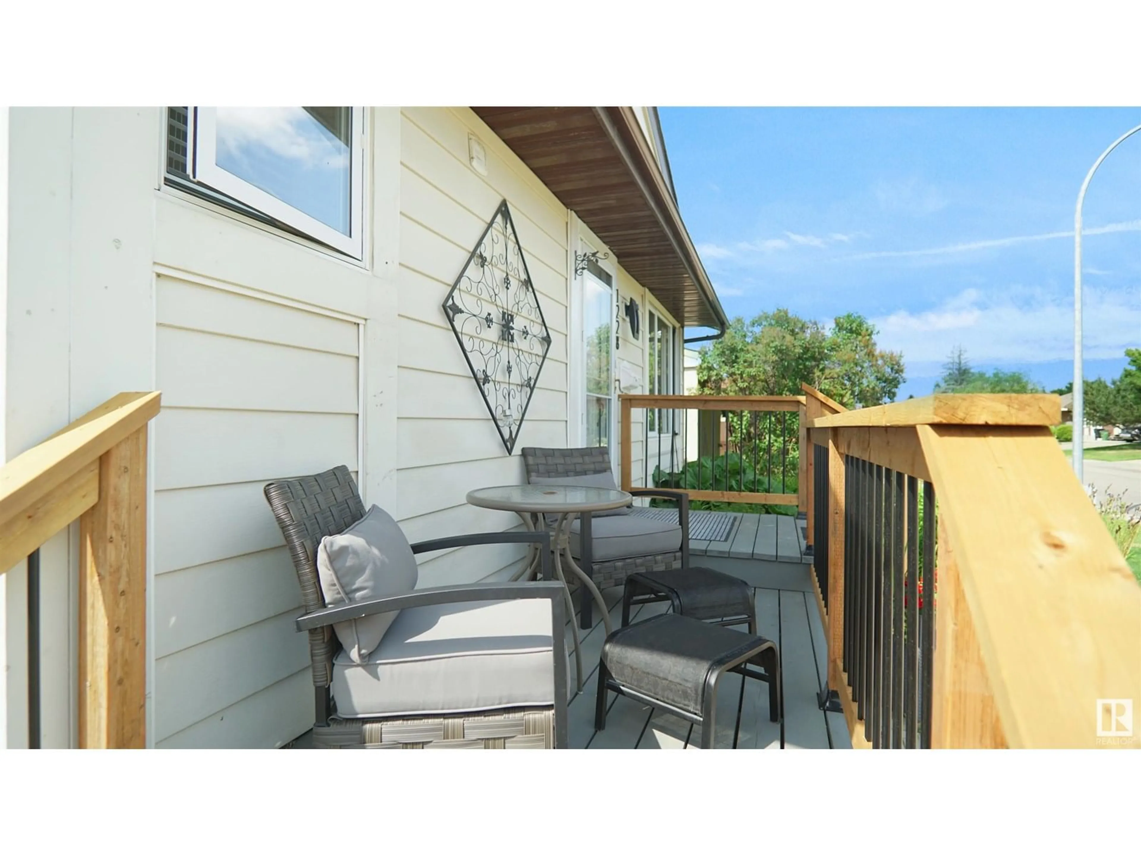 Patio, water/lake/river/ocean view for NW - 1228 65 ST, Edmonton Alberta T6L2E7