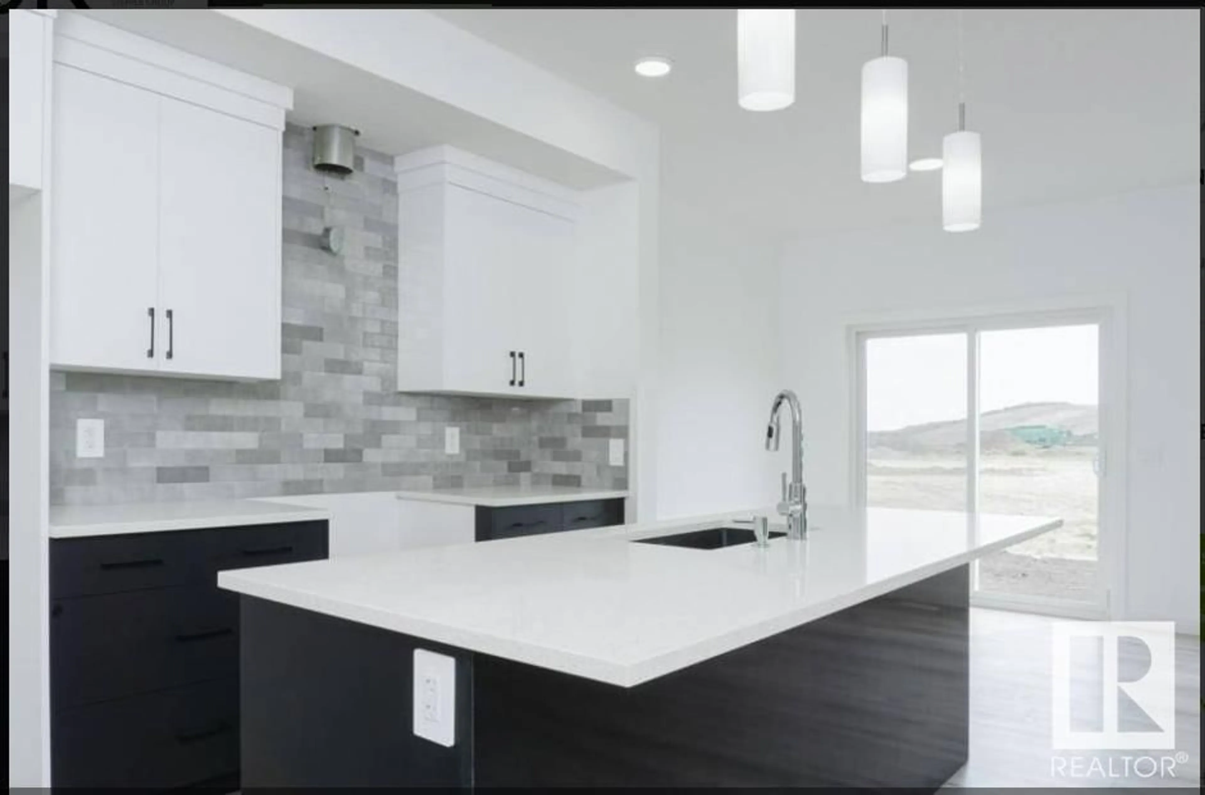 Contemporary kitchen, ceramic/tile floor for 4215 66 ST, Beaumont Alberta T4X0W8