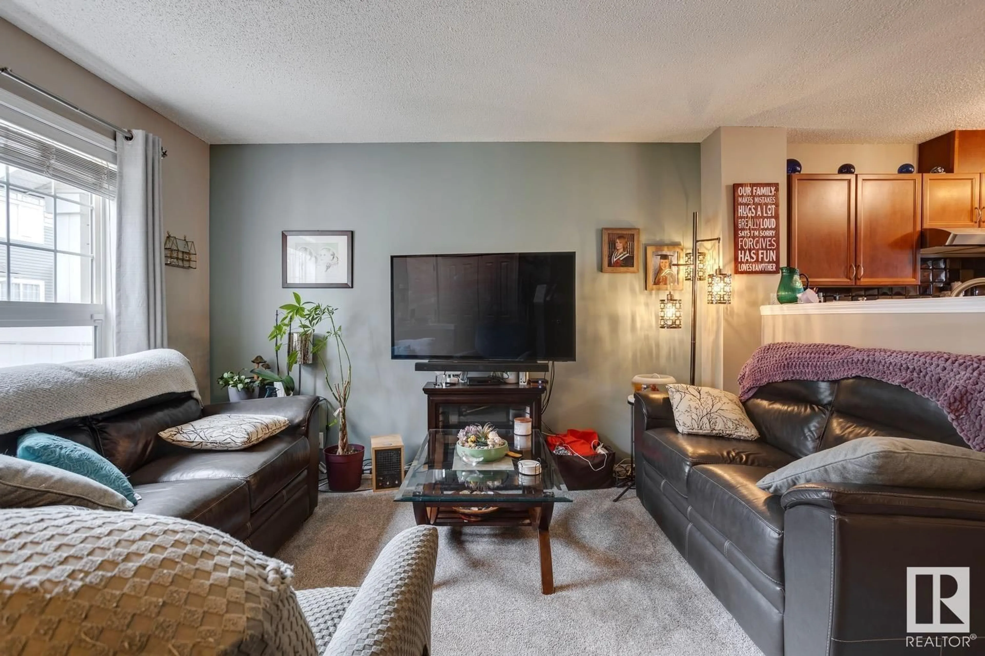 Living room with furniture, unknown for 165 - 5604 199 ST NW, Edmonton Alberta T6M2Z9