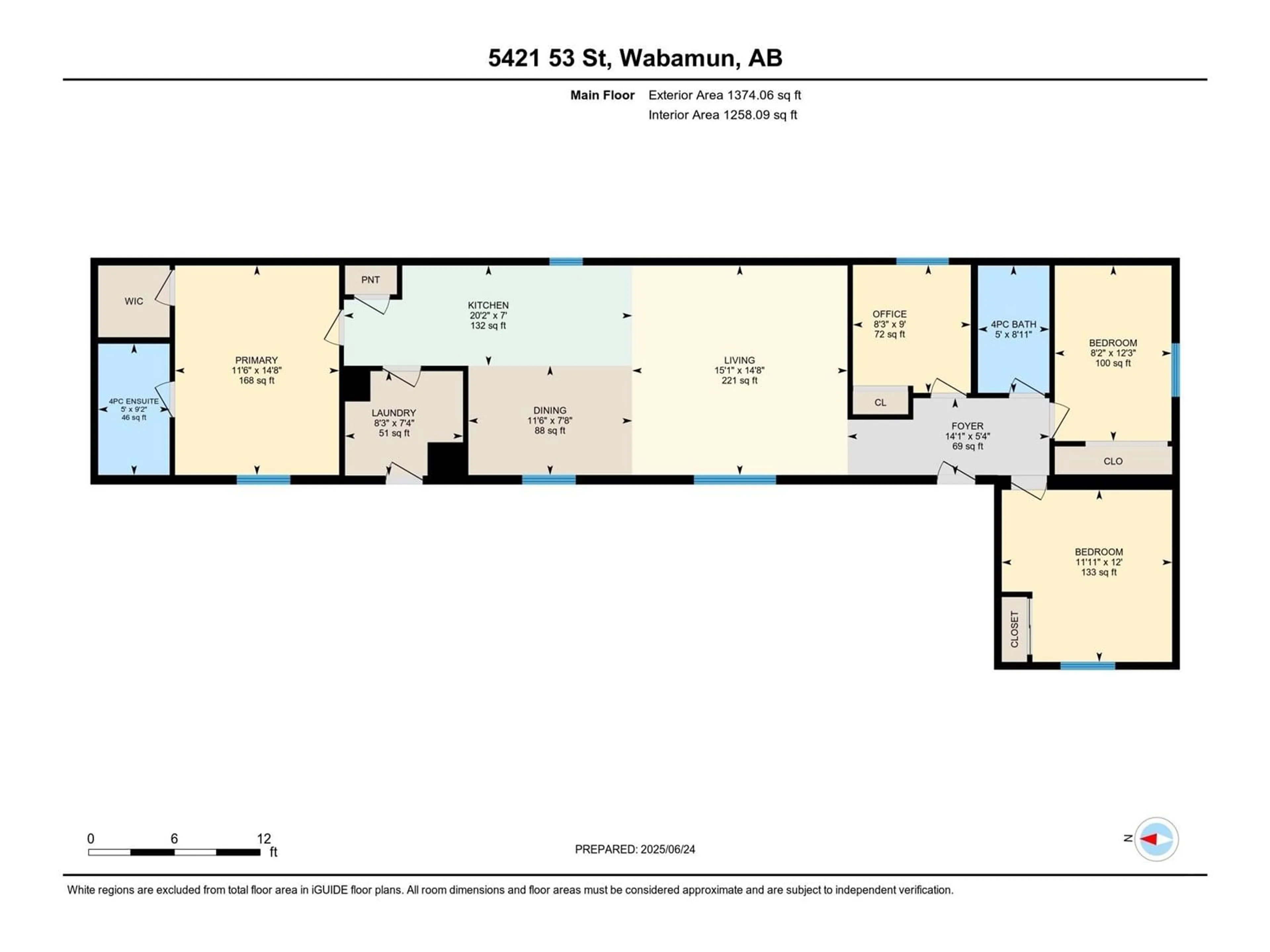 Floor plan for 5421 53 ST, Wabamun Alberta T0E2K0