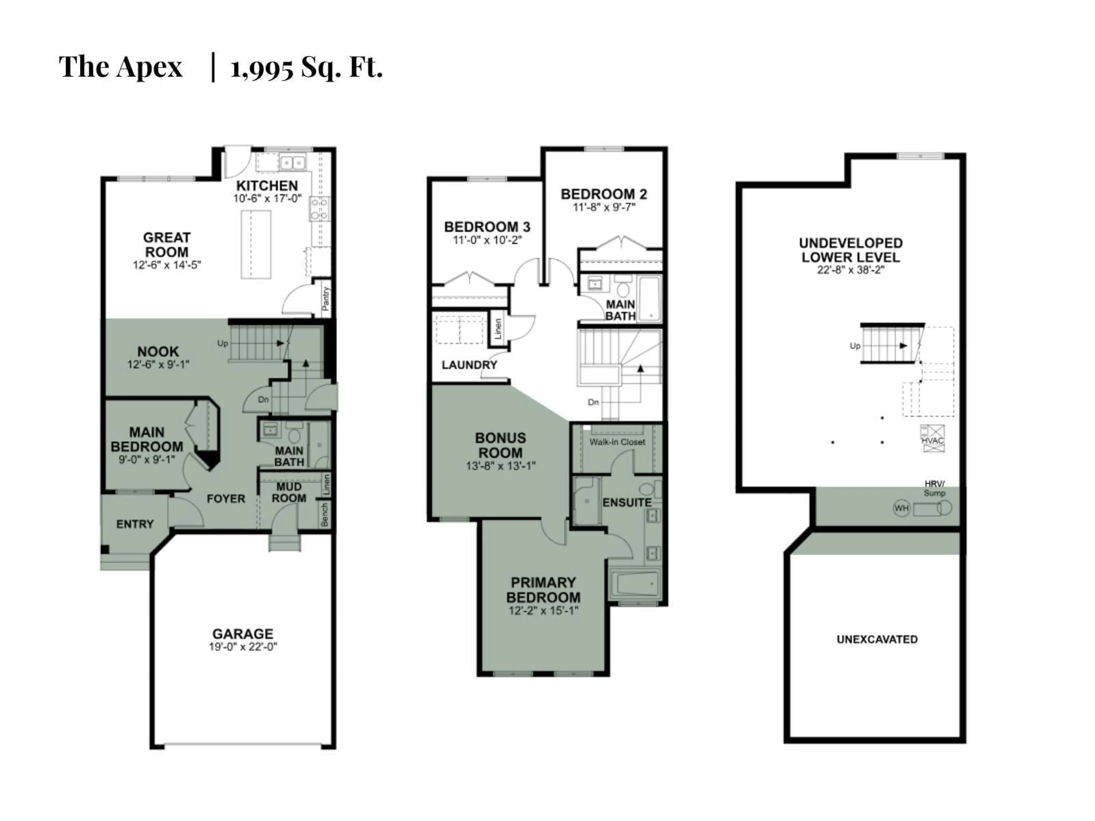 Floor plan for 8607 181 AV, Edmonton Alberta T5Z0X1