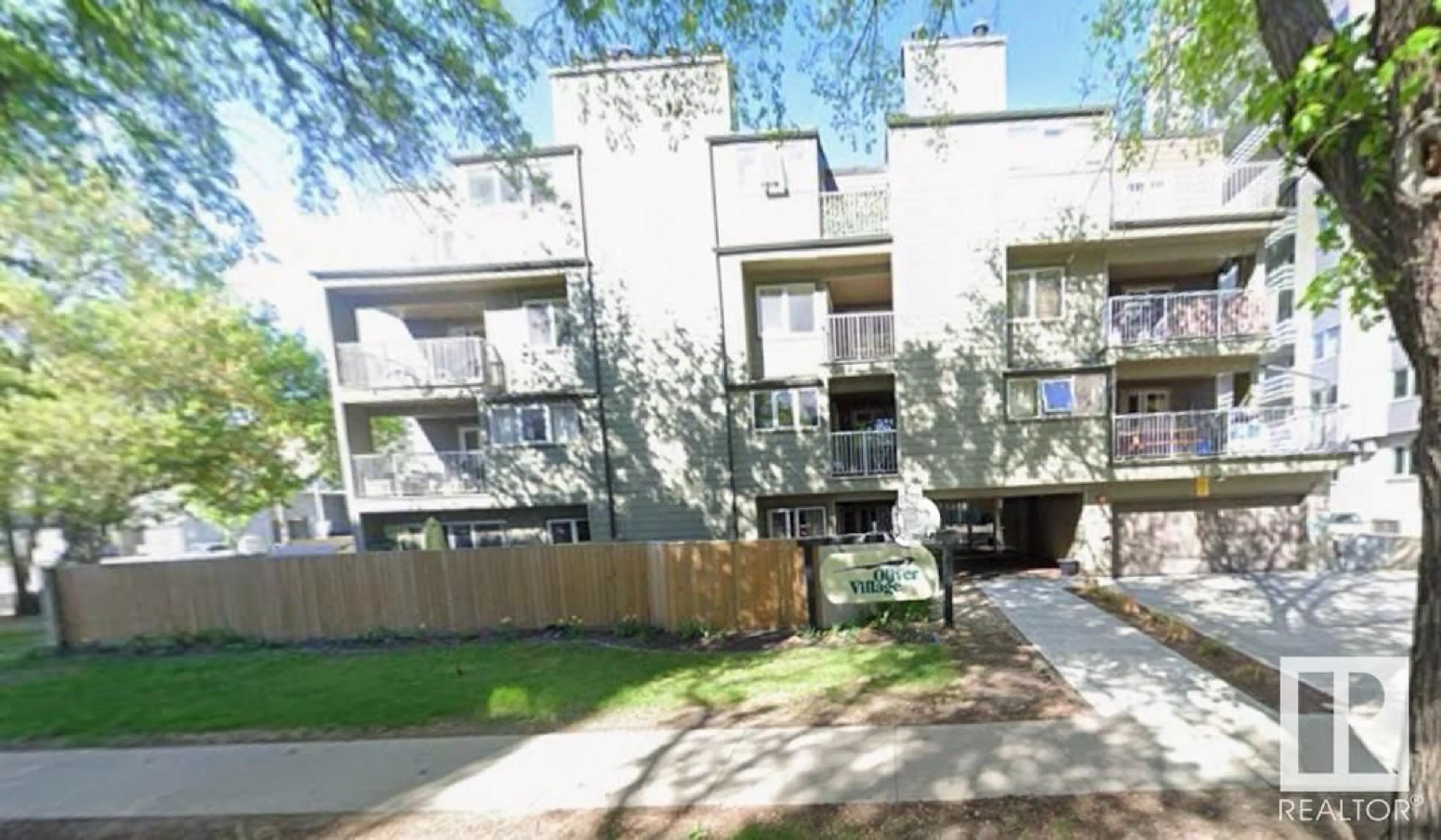 Patio, street for #207 - 10138 116 ST NW, Edmonton Alberta T5K1V8