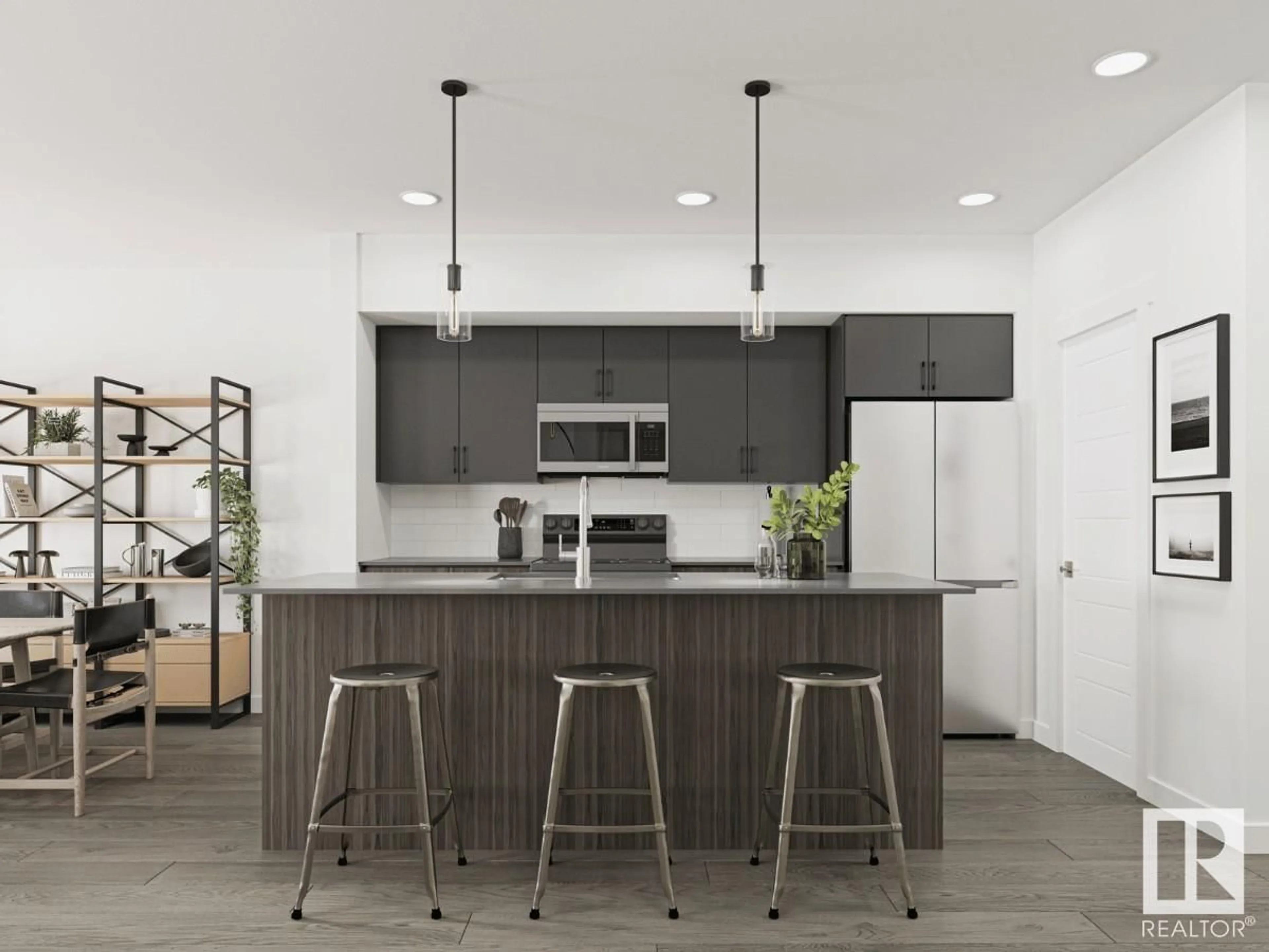 Contemporary kitchen, unknown for 8535 181 AV, Edmonton Alberta T5Z0X1