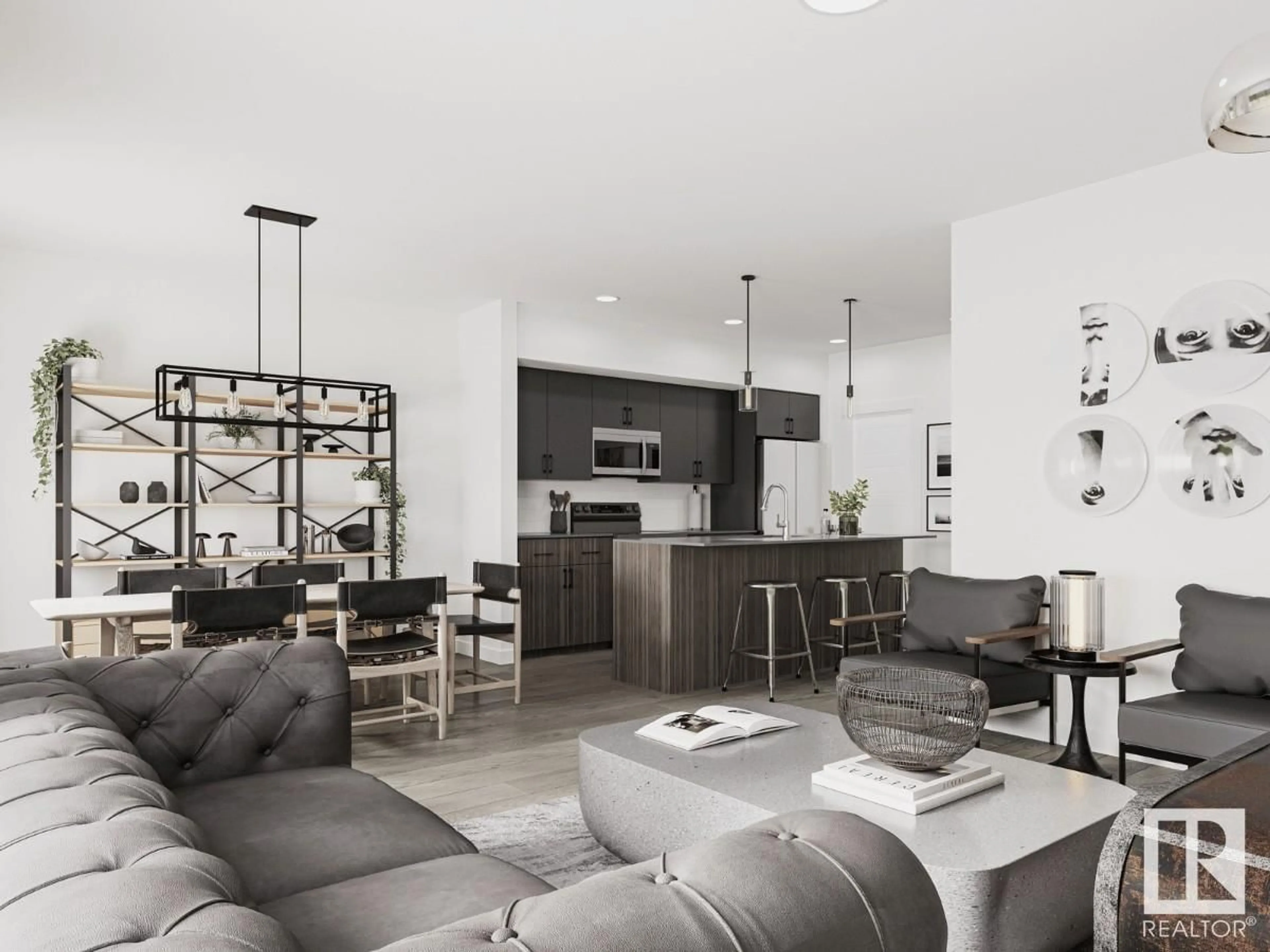 Living room with furniture, unknown for 8535 181 AV, Edmonton Alberta T5Z0X1