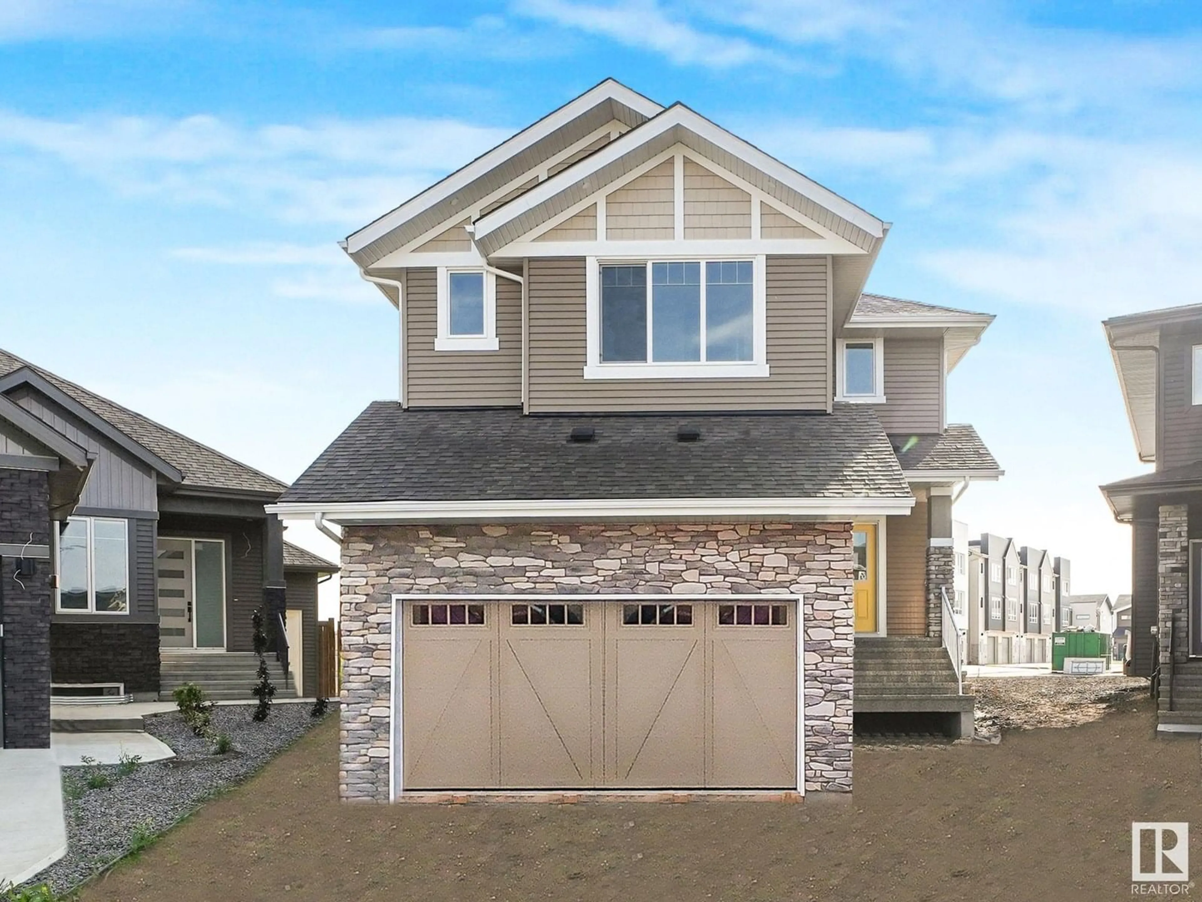 Home with vinyl exterior material, street for 80 EDGEFIELD WY, St. Albert Alberta T8T1R8