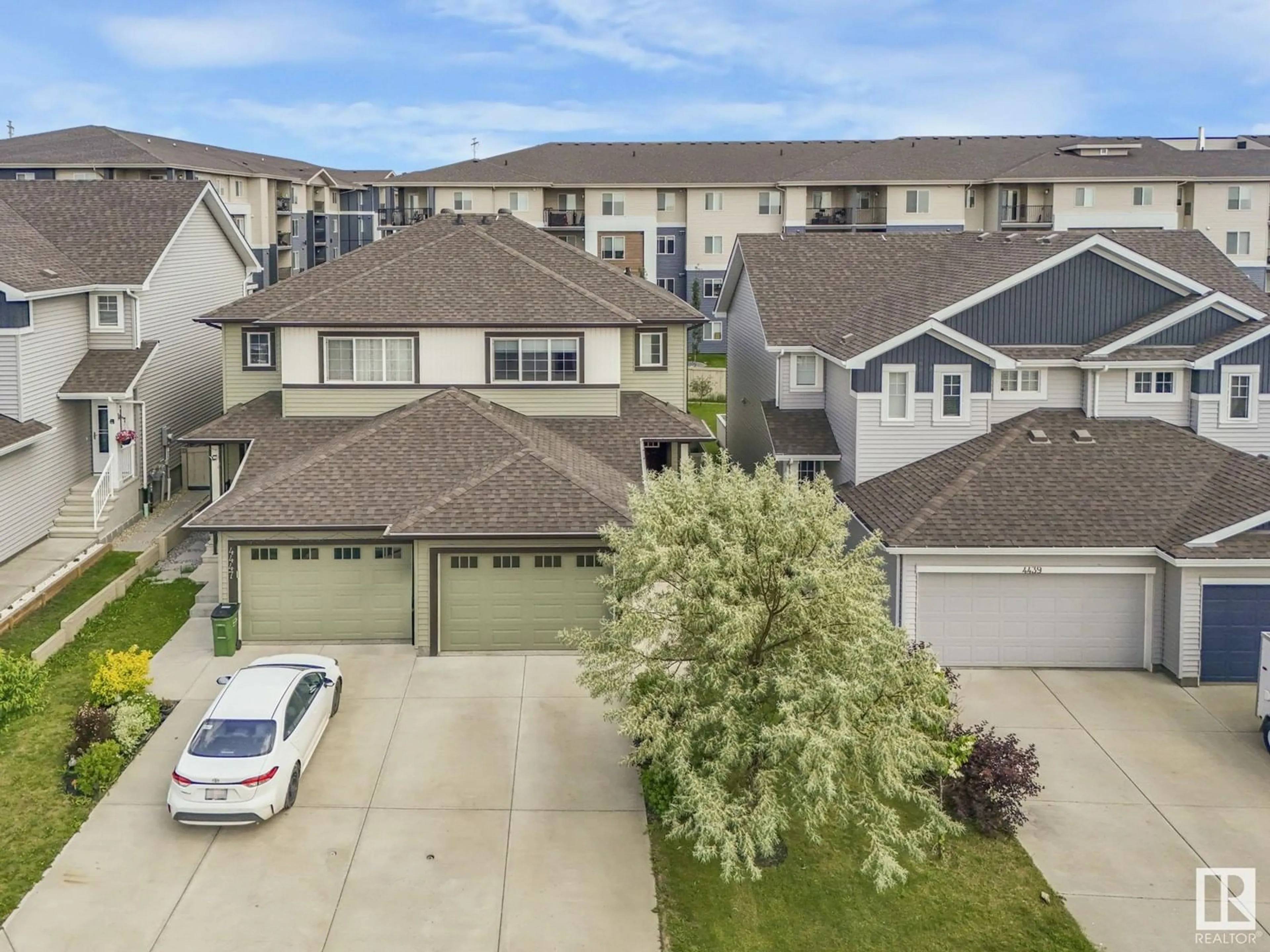 A pic from outside/outdoor area/front of a property/back of a property/a pic from drone, unknown for NW - 4443 5 ST, Edmonton Alberta T6T0Z9