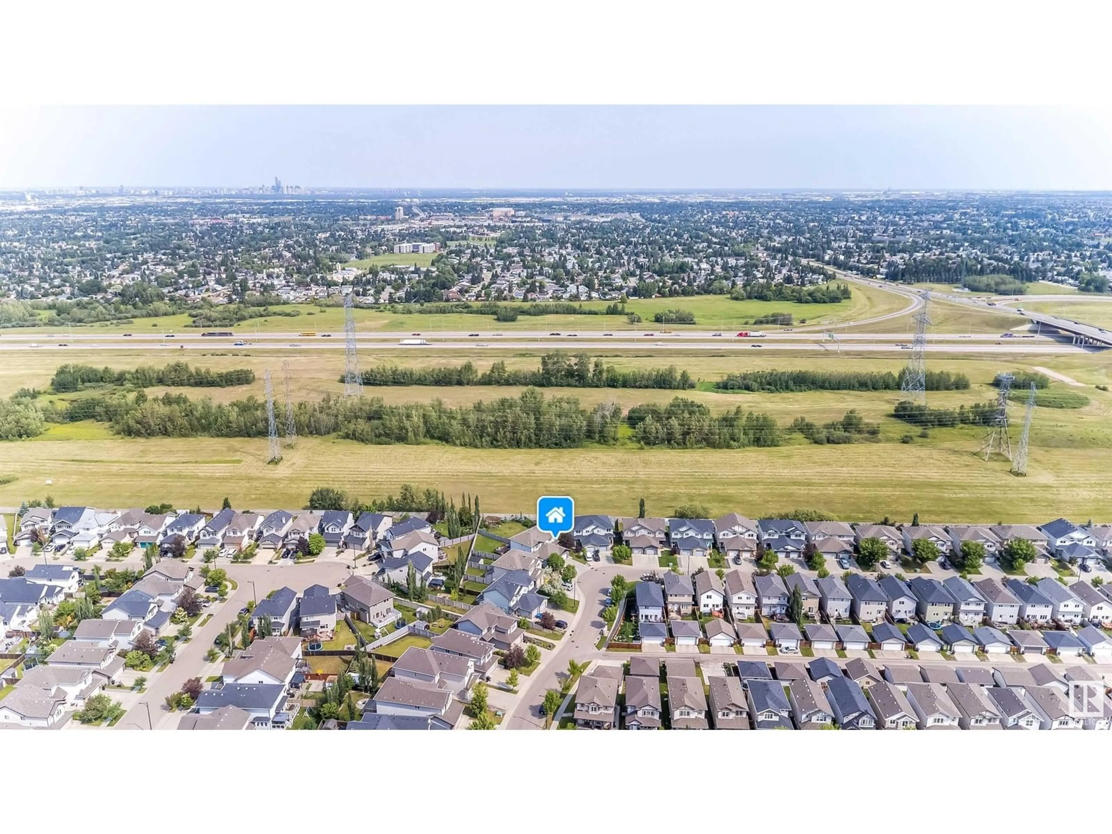 A pic from outside/outdoor area/front of a property/back of a property/a pic from drone, unknown for 106 53 ST, Edmonton Alberta T6X0W9
