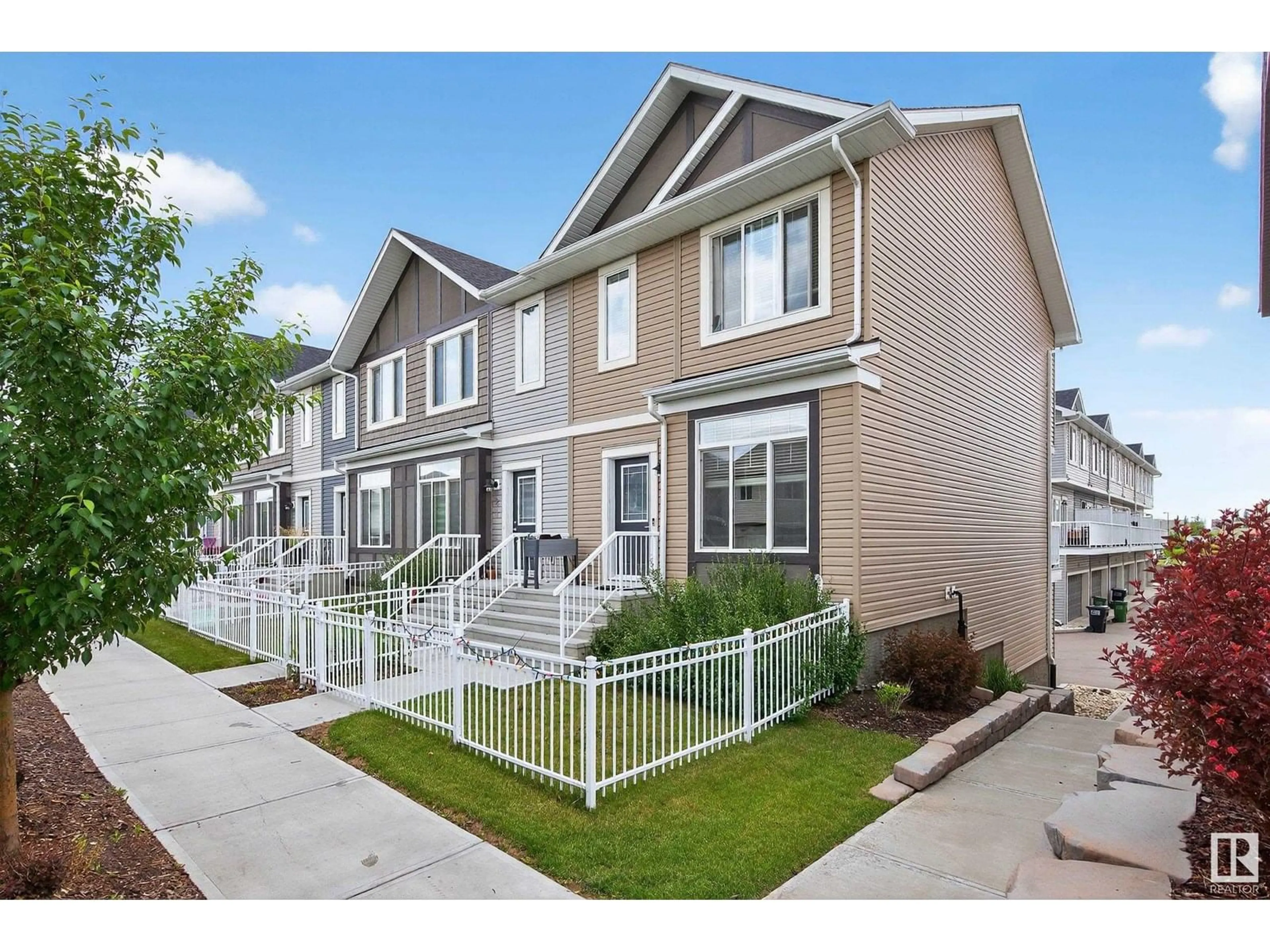 Home with vinyl exterior material, street for #22 - 2215 24 ST, Edmonton Alberta T6T1A6