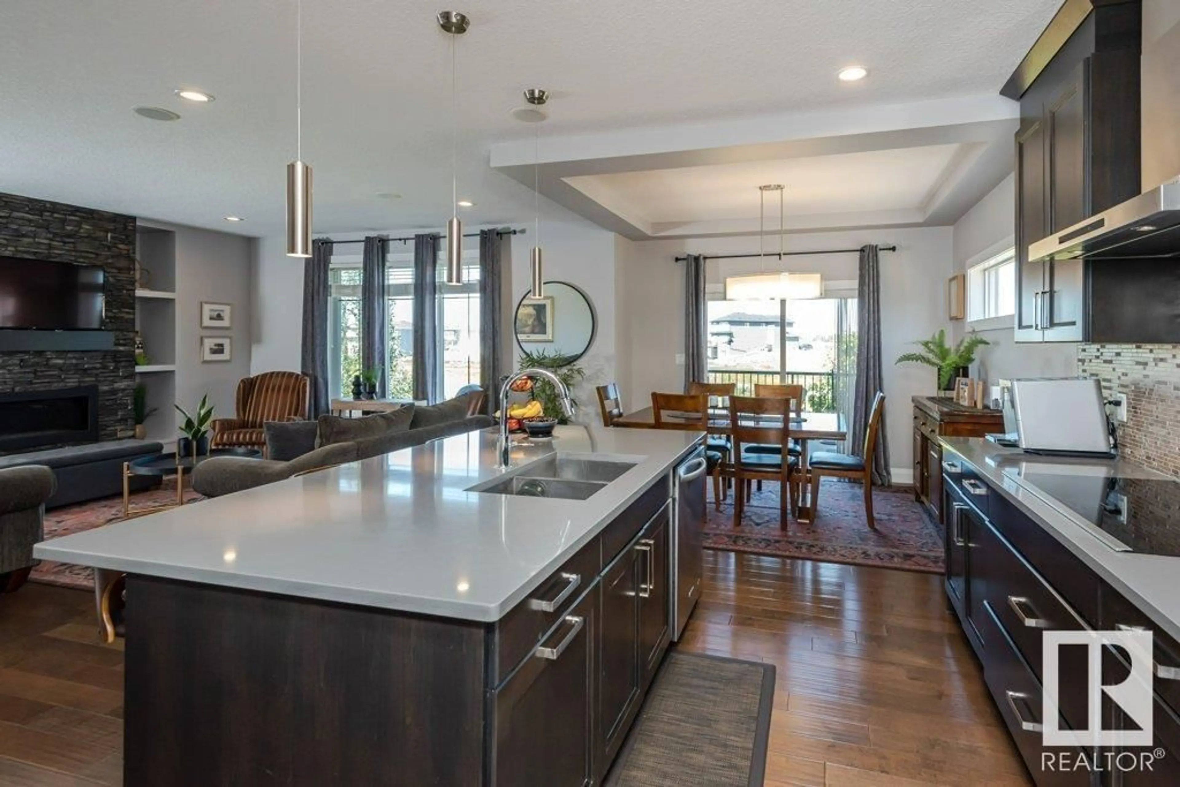 Open concept kitchen, unknown for 18104 92 ST, Edmonton Alberta T5Z0K1