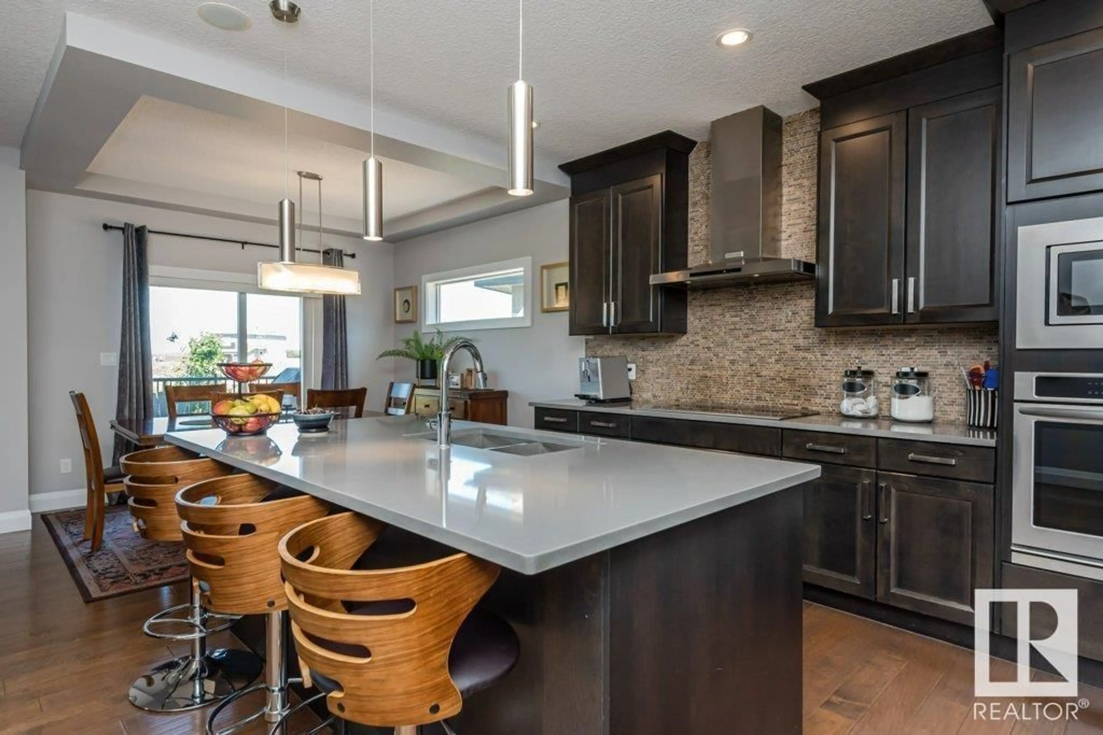 Contemporary kitchen, ceramic/tile floor for 18104 92 ST, Edmonton Alberta T5Z0K1