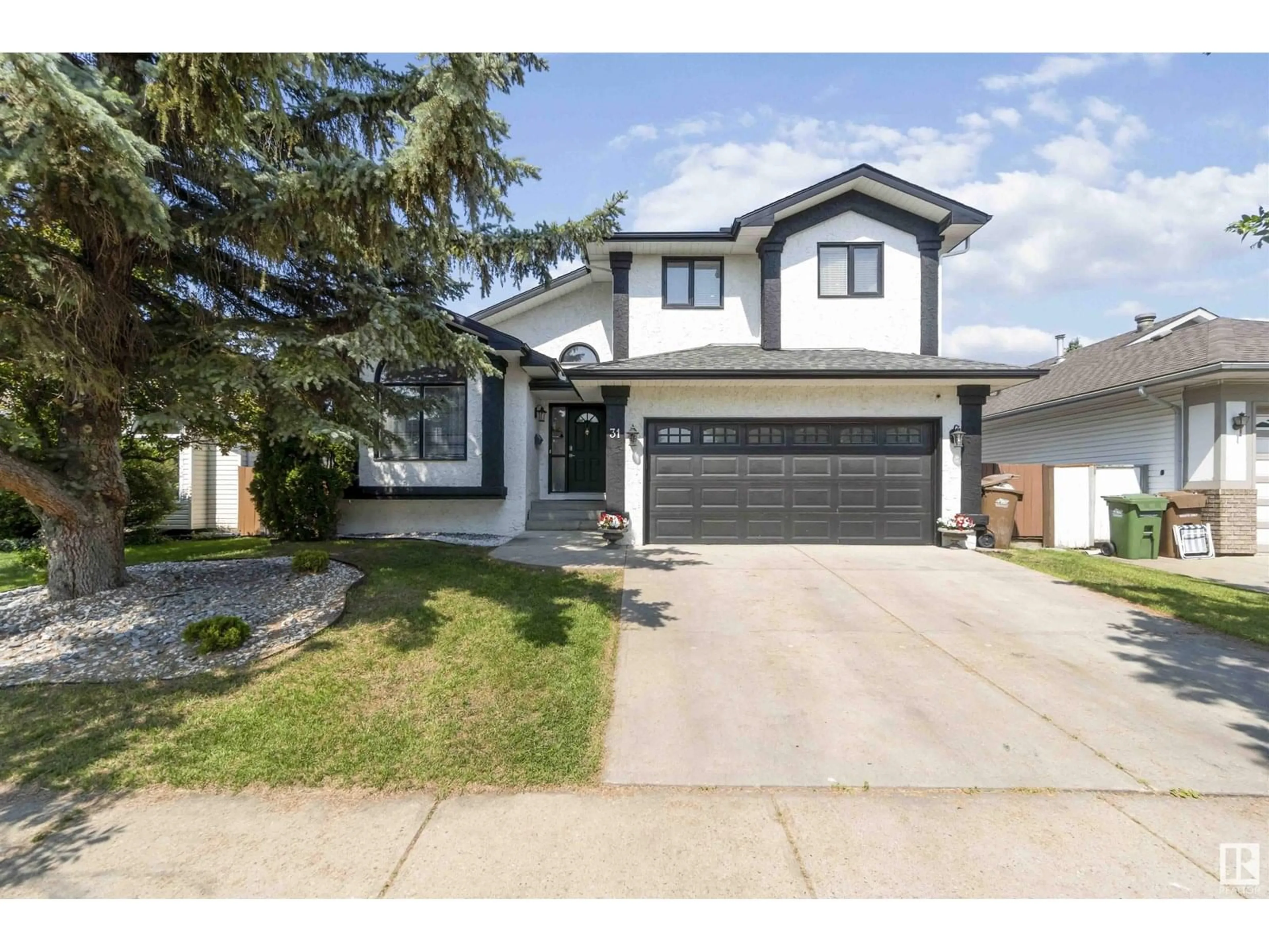 Home with vinyl exterior material, street for 31 DEER RIDGE DR, St. Albert Alberta T8N5Y9